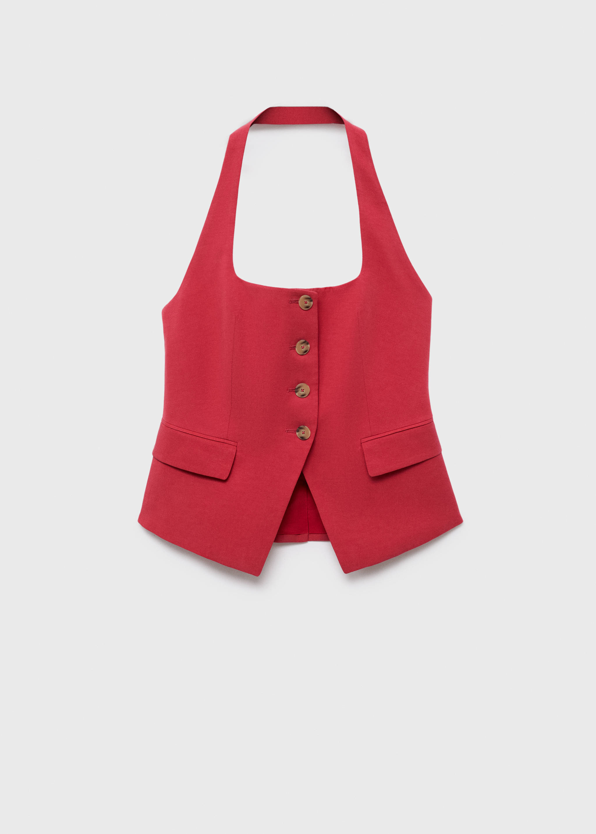 Gilet de costume lin mélangé - Article sans modèle