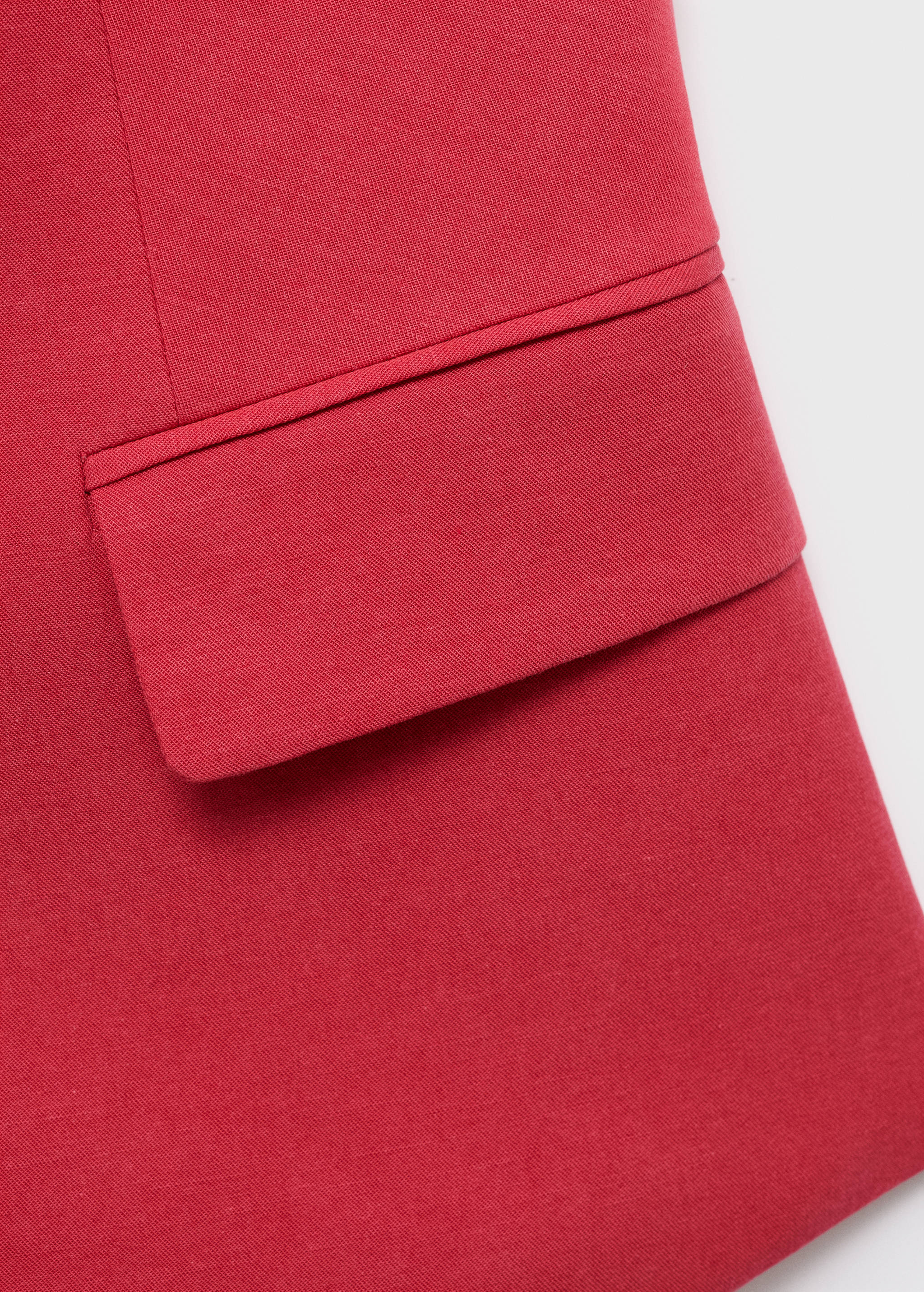 Gilet de costume lin mélangé - Détail de l'article 0