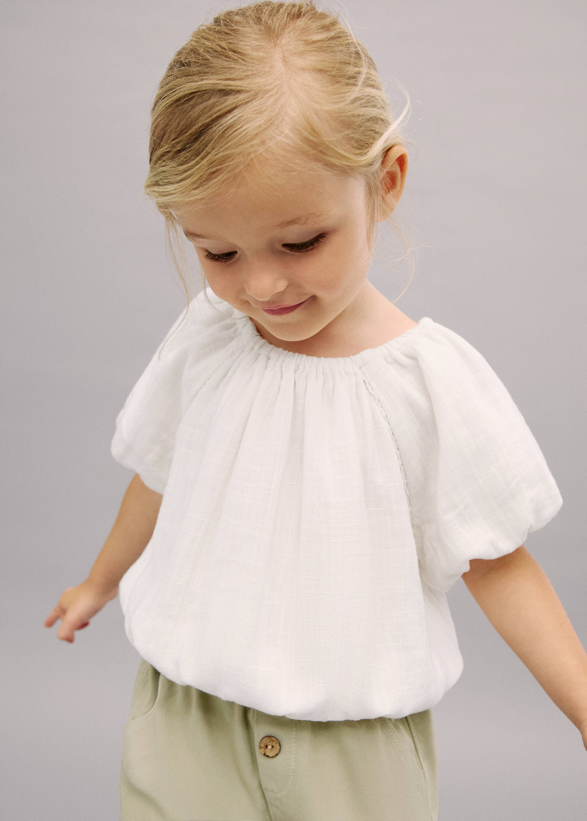 Blouse manches bouffantes - Détail de l'article 1