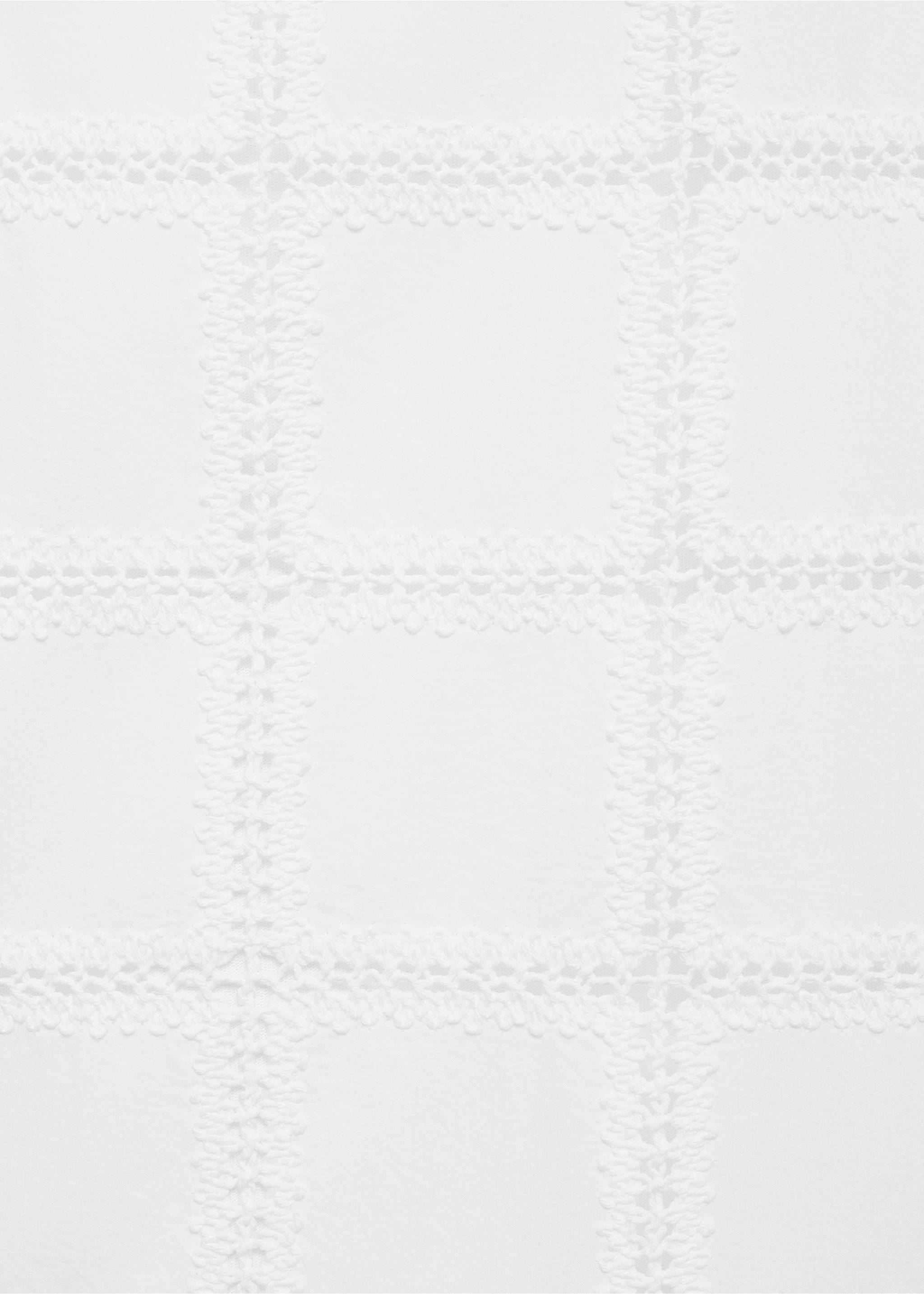 Camiseta detalles bordados - Detalle del artículo 0, Blanco roto. Ref: 17051213-00.
