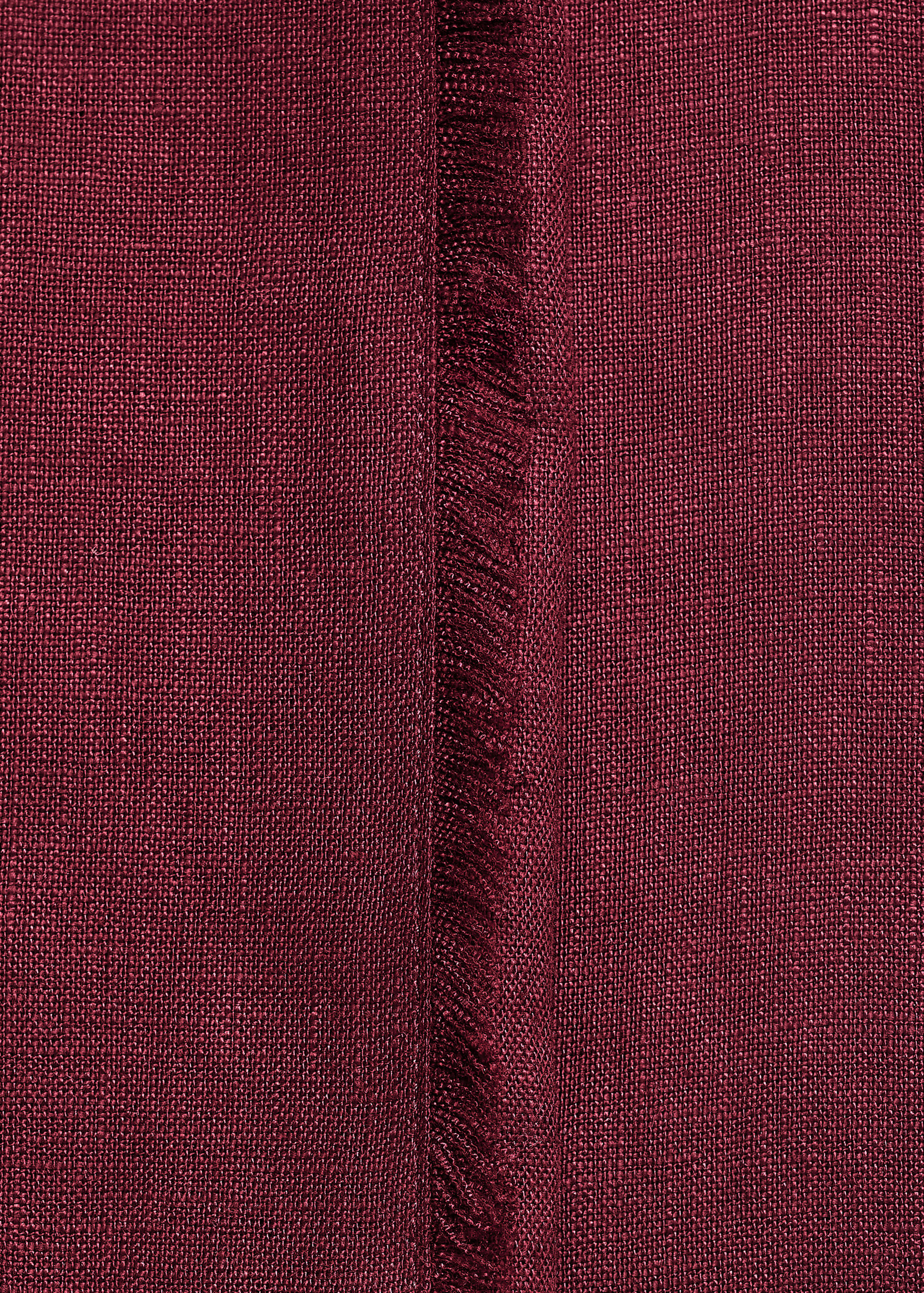 Linen suit trousers with frayed ends - Details of the article 7