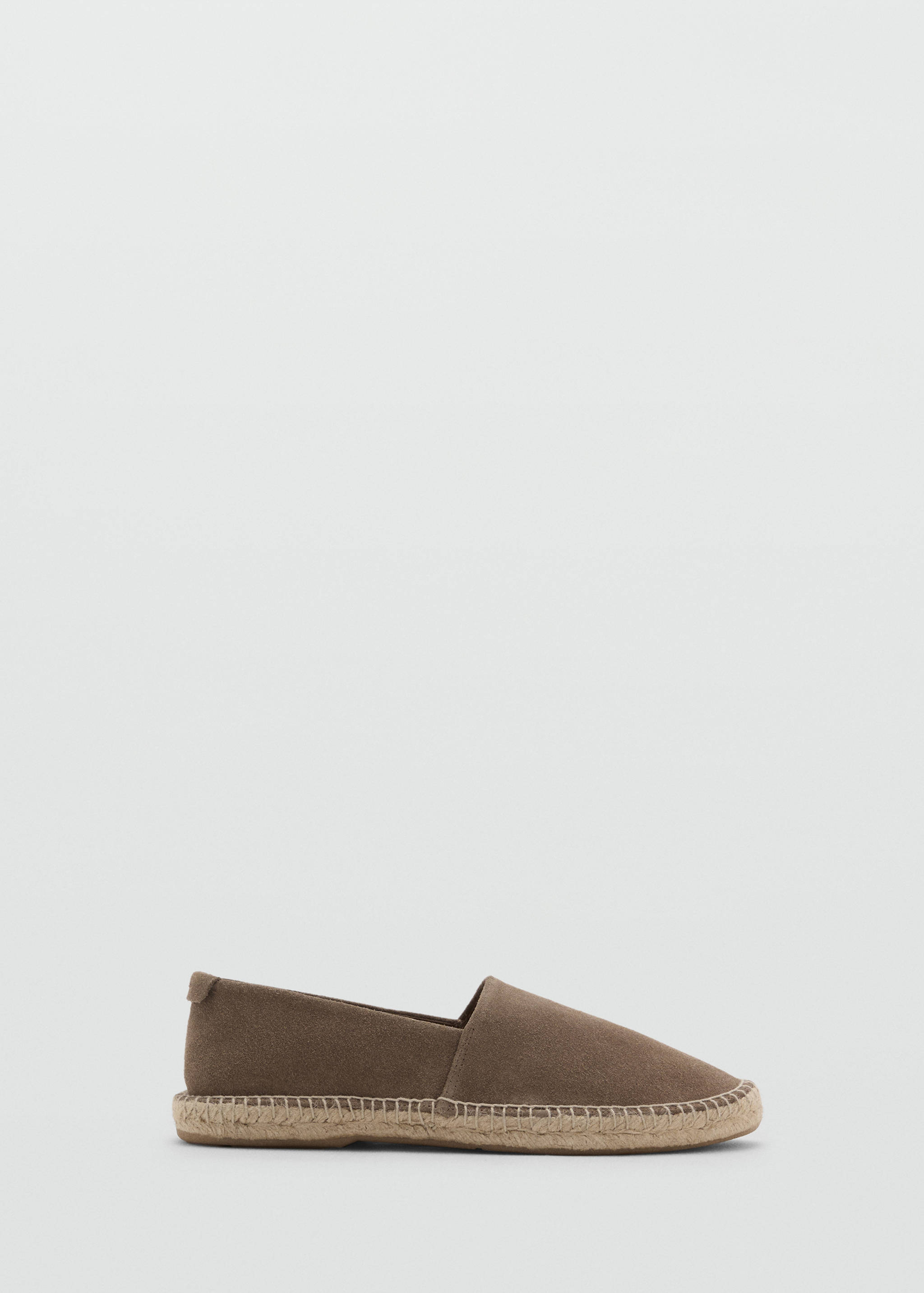 Espadrilles cuir suède jute - Article sans modèle