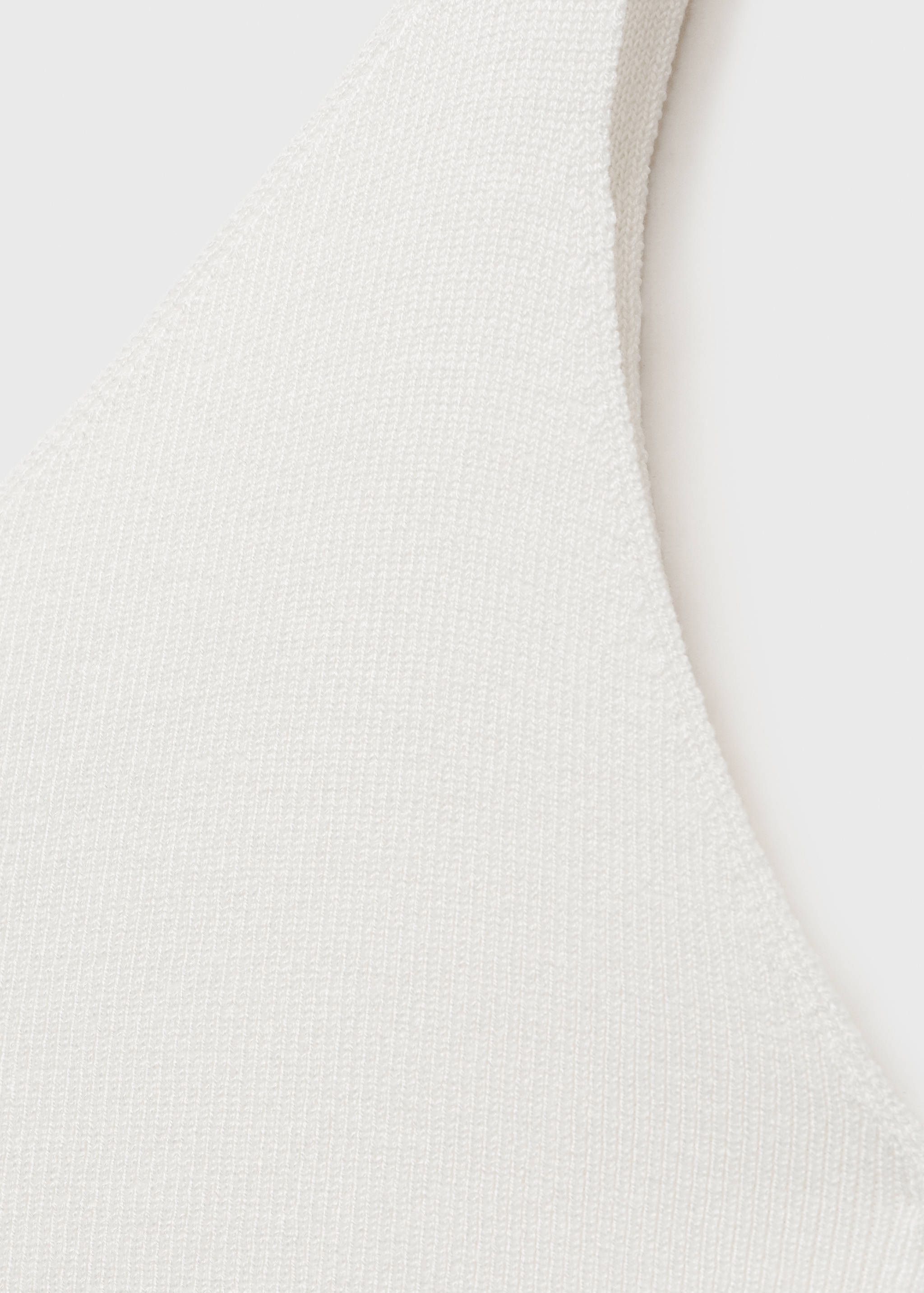 Úpletový top s výstřihem do V - Detail zboží 8