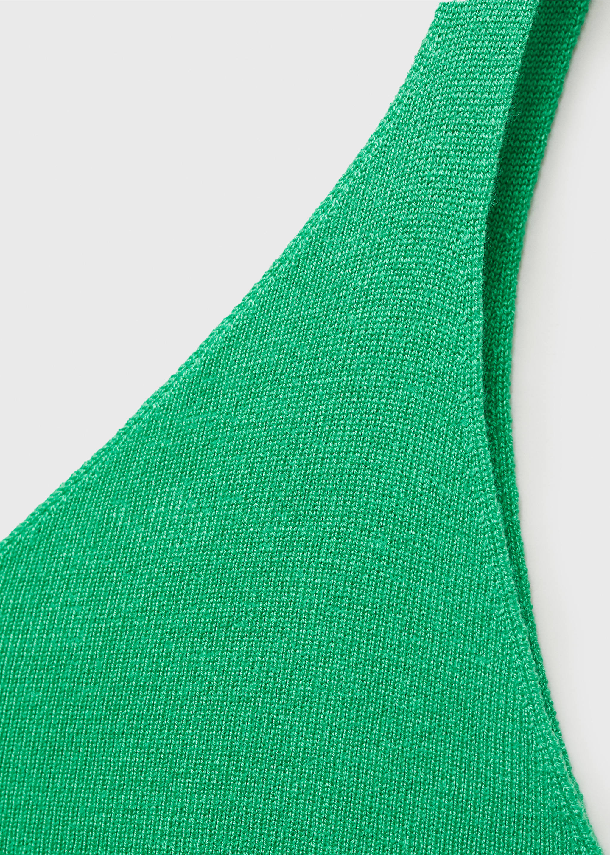 Top punto escote pico - Detalle del artículo 8, Verde. Ref: 17051217-00.