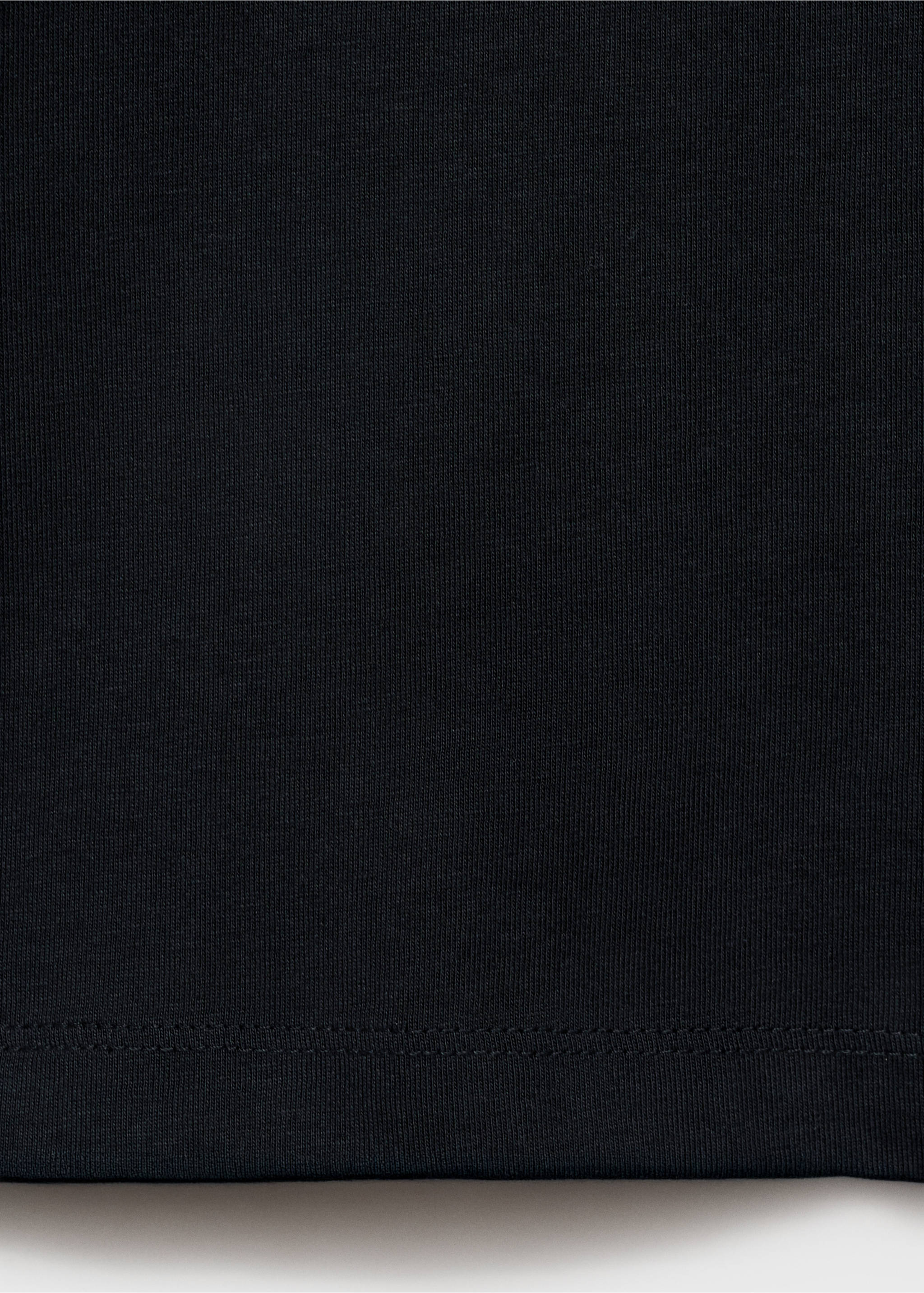 V-neck T-shirt - Details of the article 0, Dark Navy. Ref: 17051229-00.