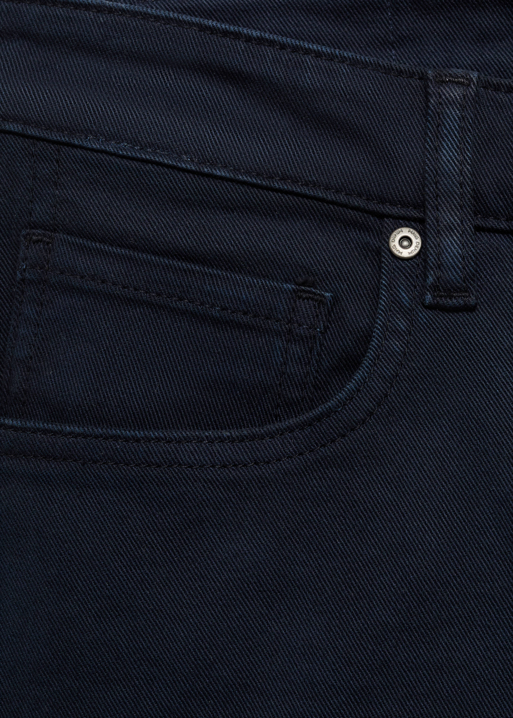 Slim-fit denim bermuda shorts - Details of the article 8
