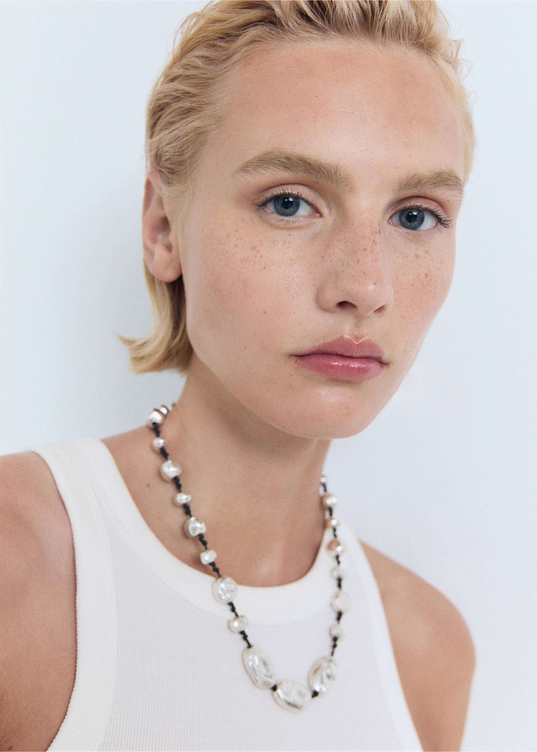 Top côtelé en coton - Détail de l'article 1, Blanc. Ref: 17051239-00.