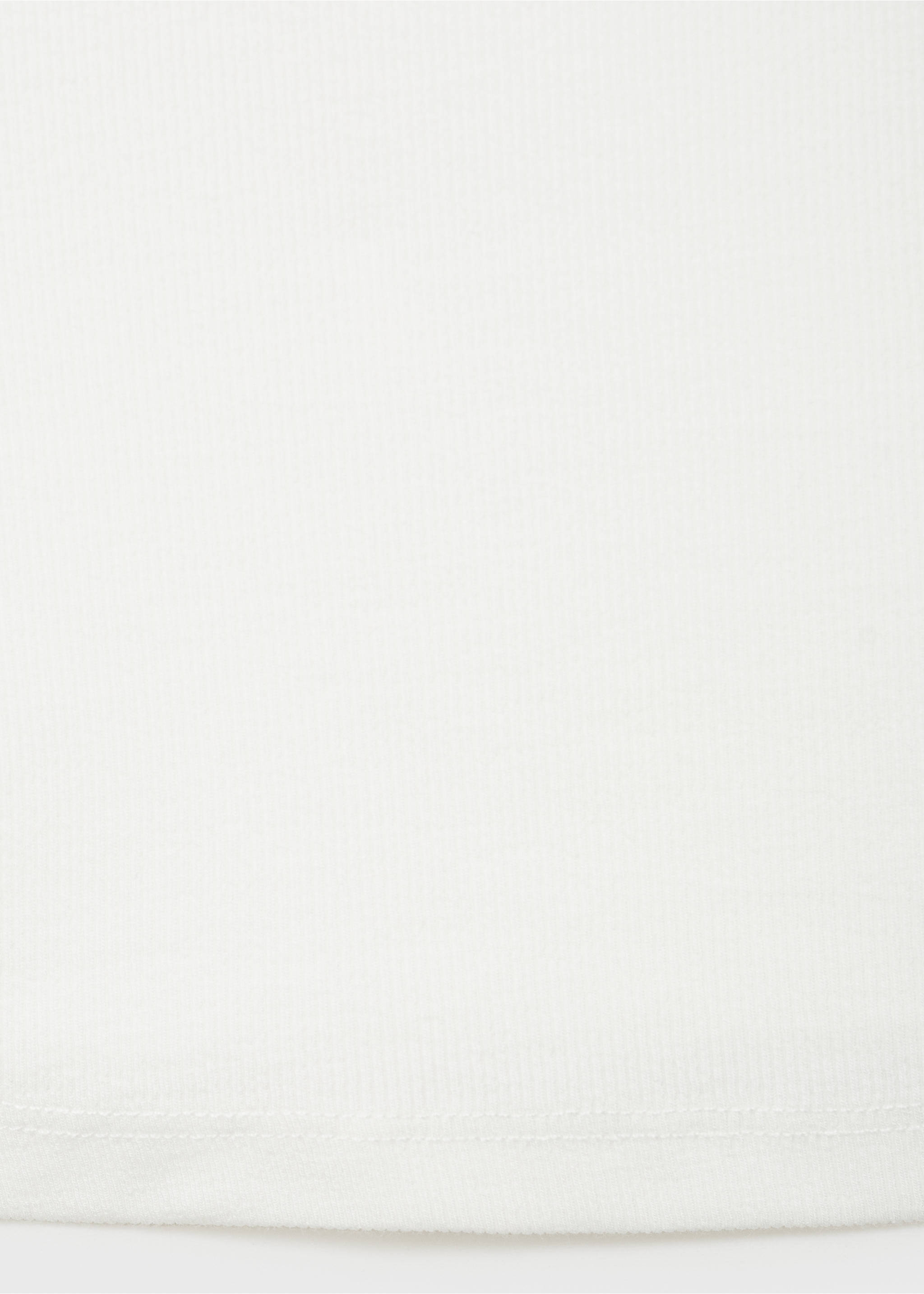 Top côtelé en coton - Détail de l'article 0, Blanc. Ref: 17051239-00.