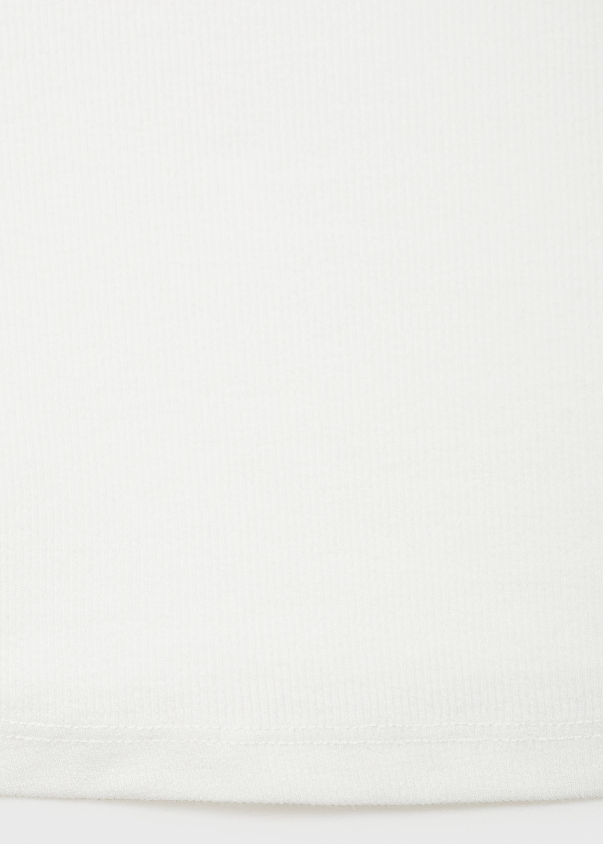 Top côtelé en coton - Détail de l'article 0