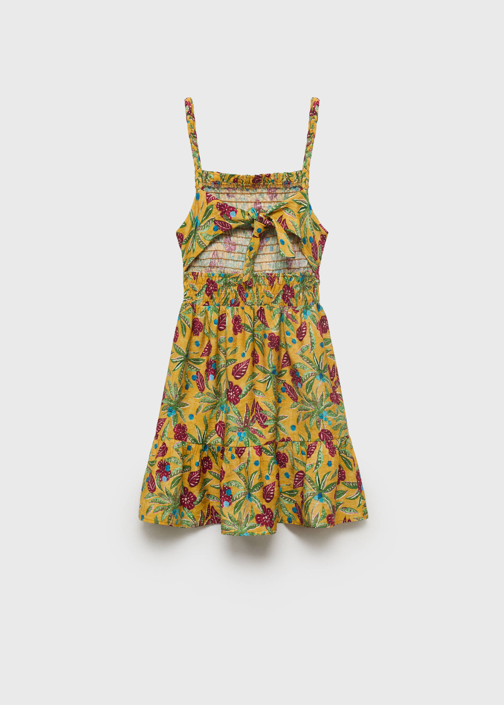 Robe froncée imprimée - Verso de l’article