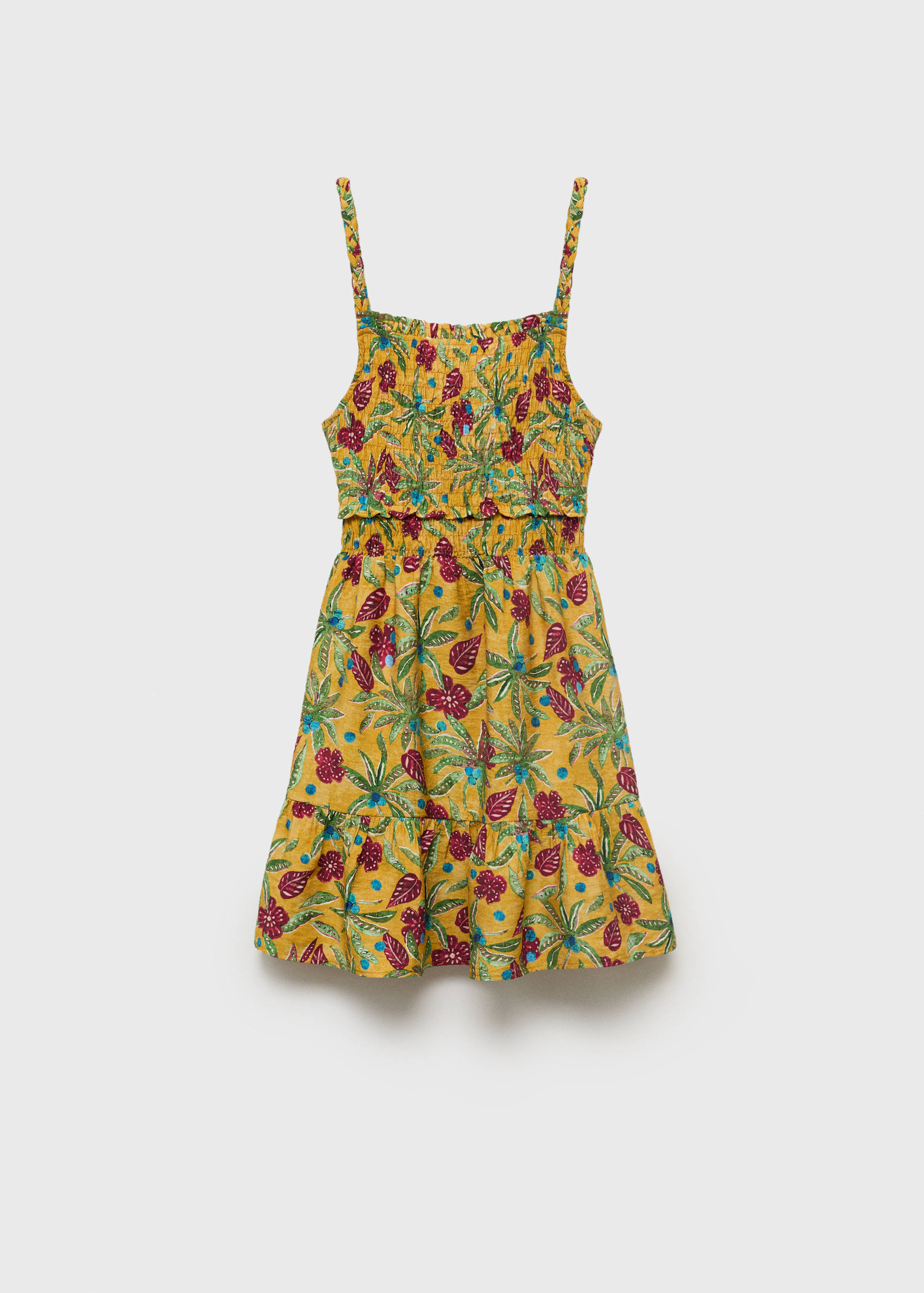 Robe froncée imprimée - Article sans modèle