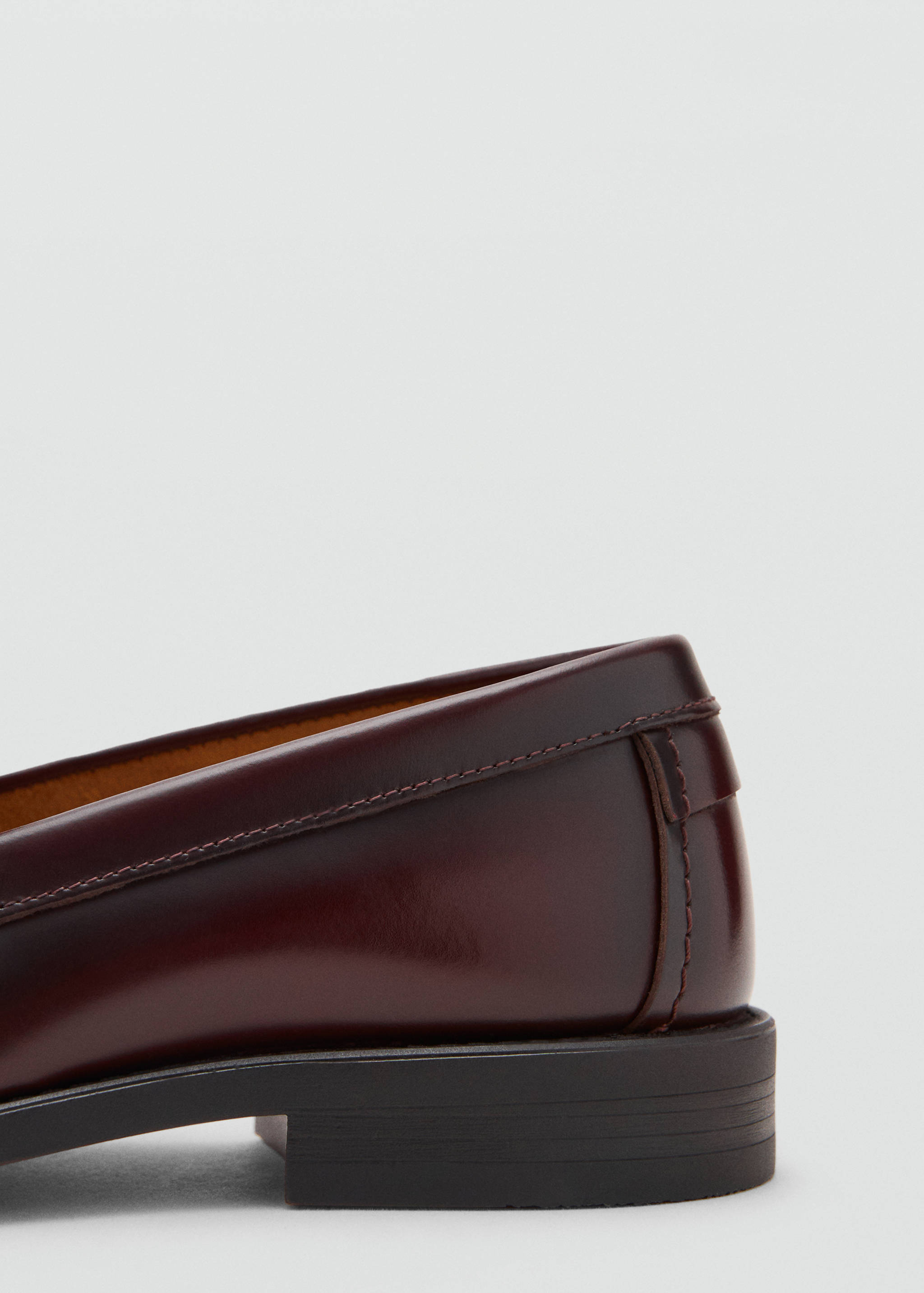 Aged-leather loafers - Details of the article 1