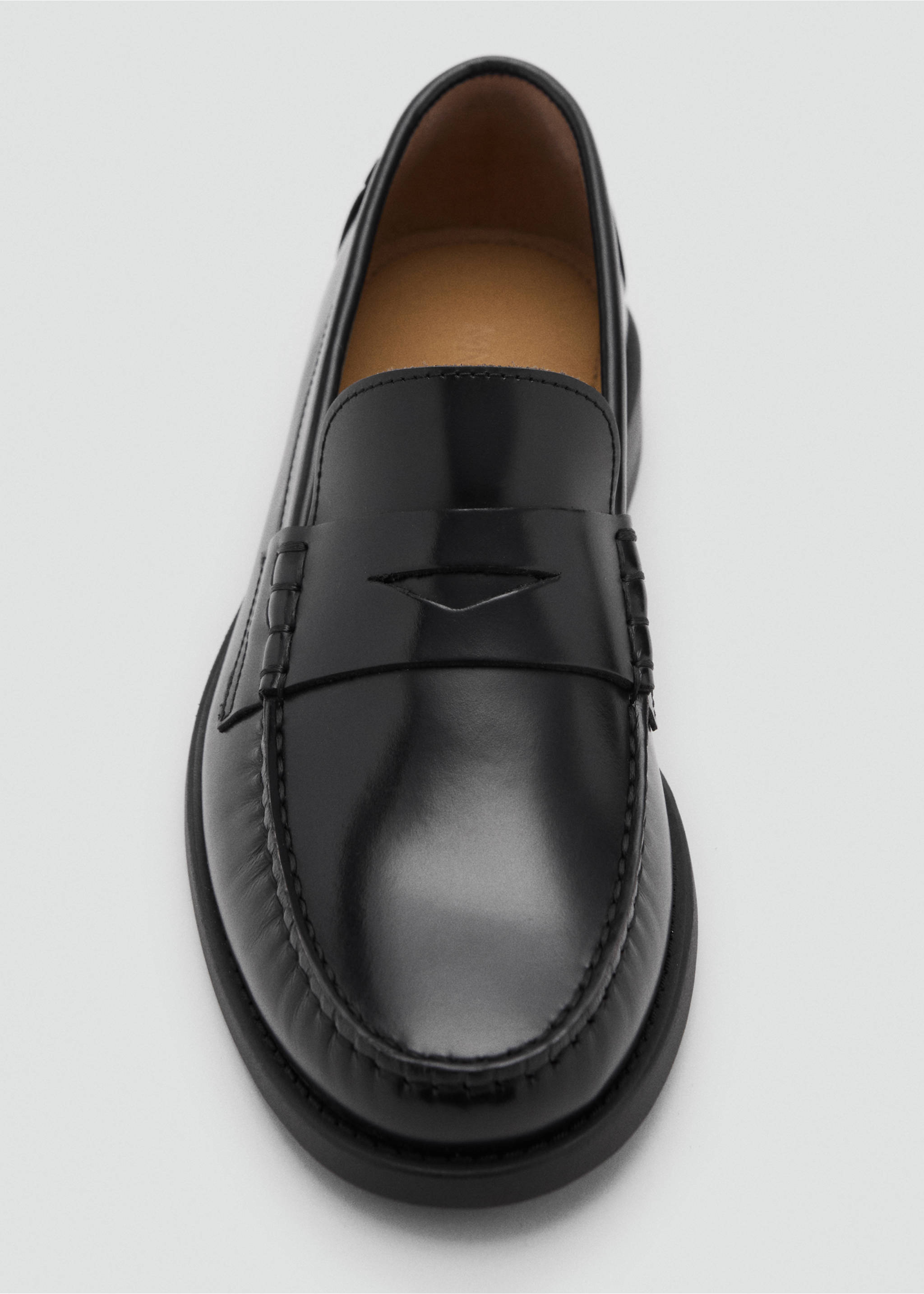 Mocasín antifaz piel antic - Detalle del artículo 2, Negro. Ref: 17051257-00.