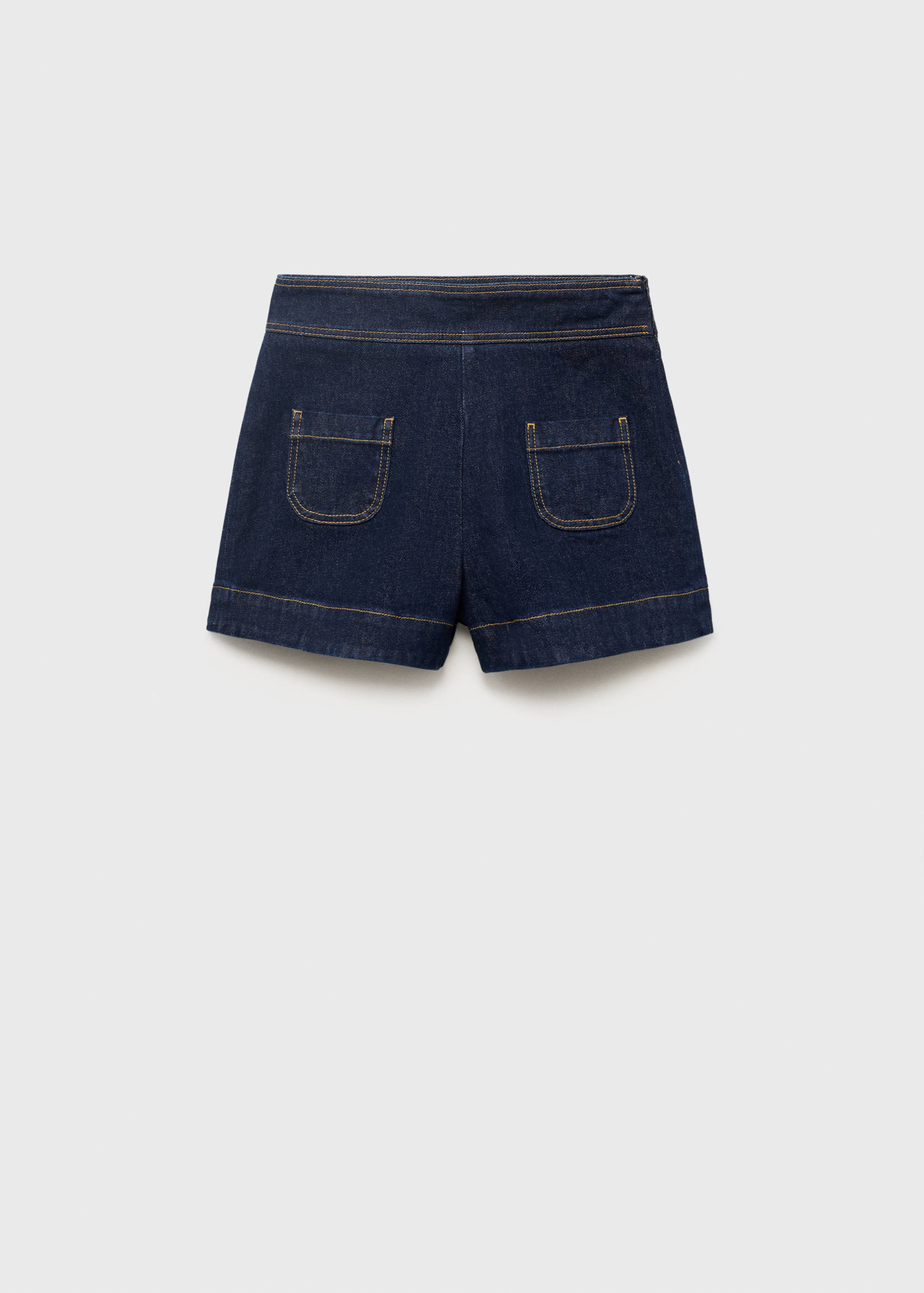 Short en jean taille haute avec poches - Article sans modèle