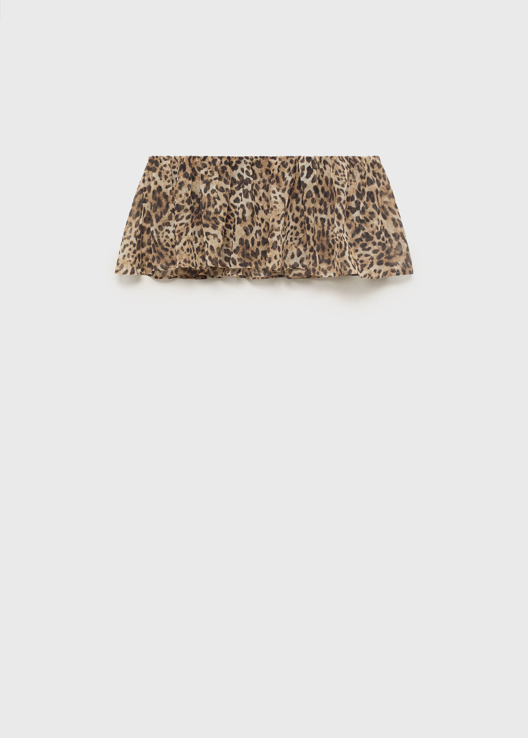 Top crop animal print - Artículo sin modelo