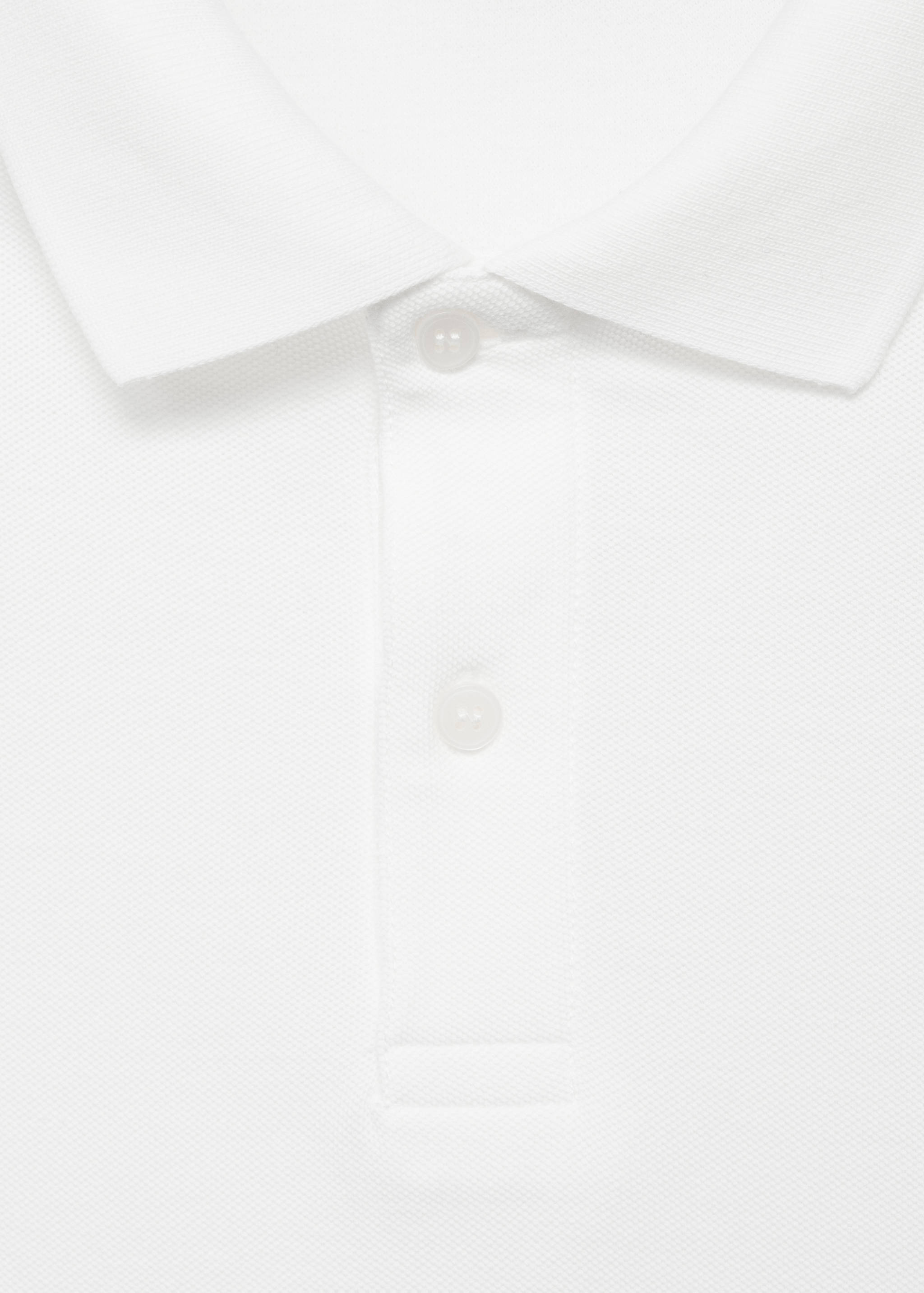 Regular-fit cotton piqué polo shirt - Details of the article 8