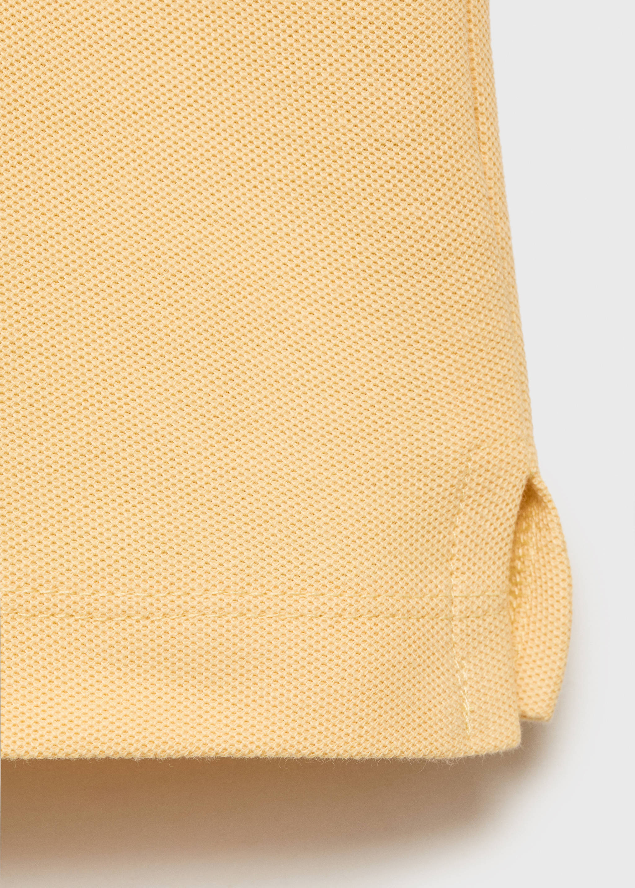 Regular-fit cotton piqué polo shirt - Details of the article 0