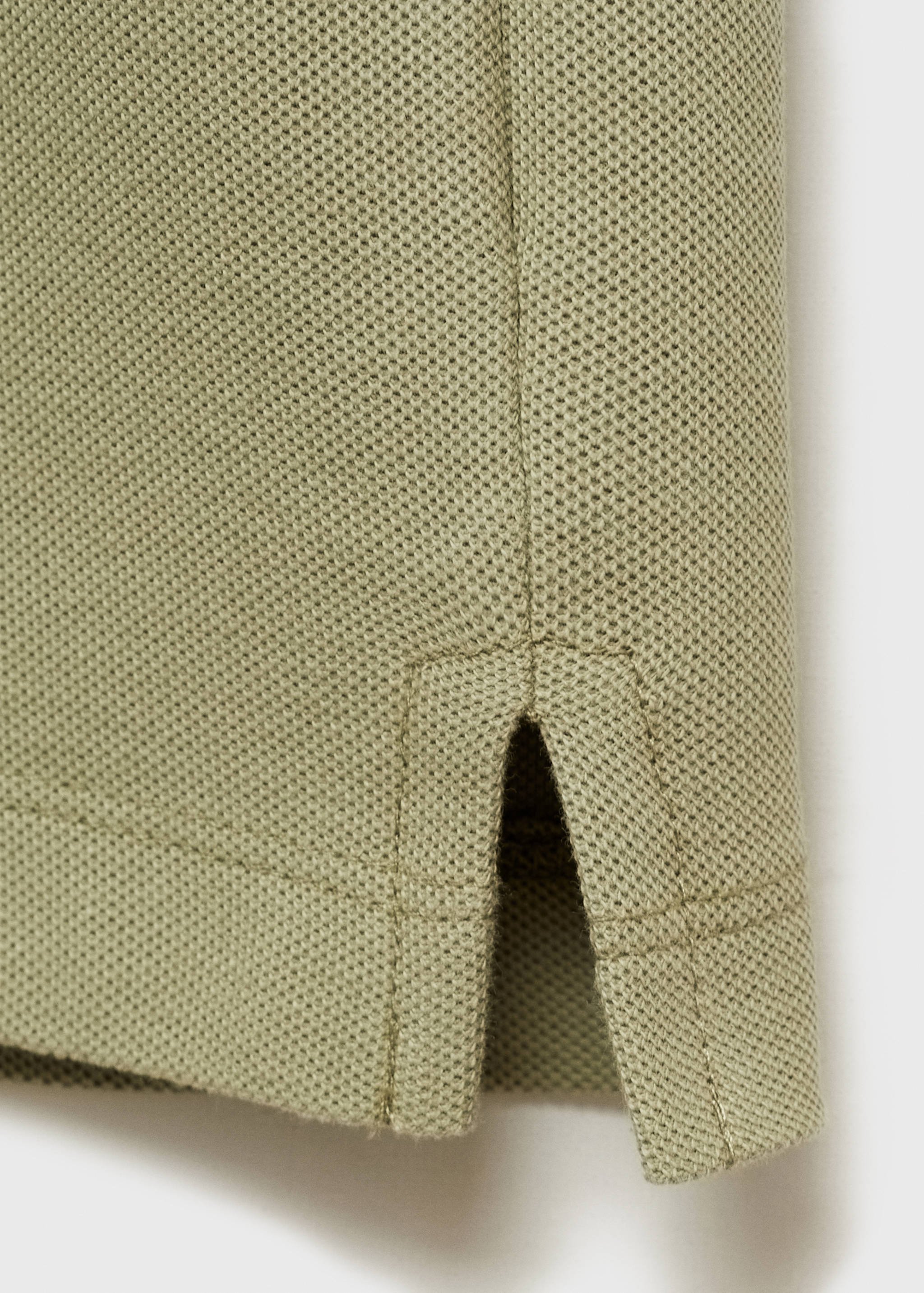 Regular-fit cotton piqué polo shirt - Details of the article 8