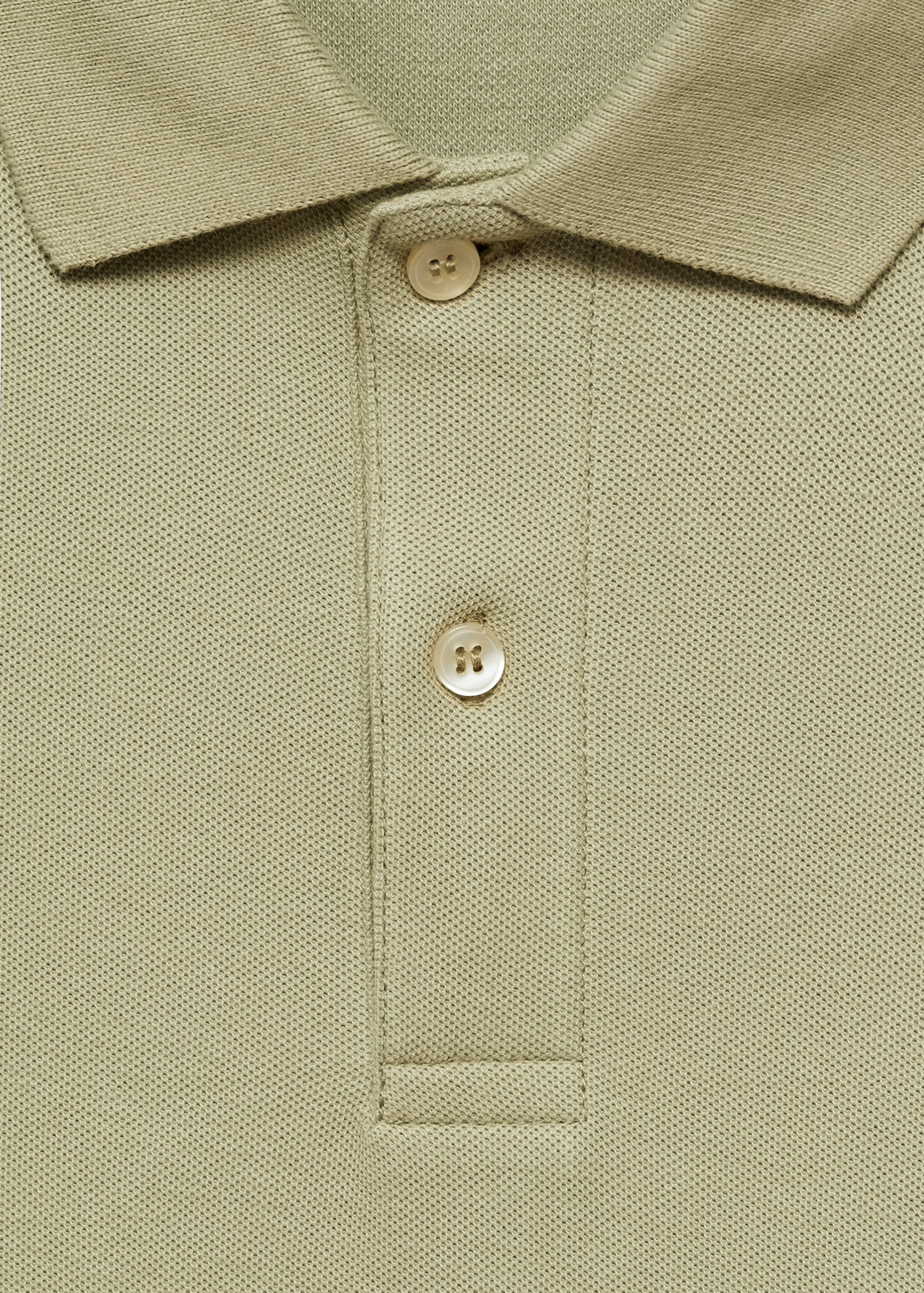 Regular-fit cotton piqué polo shirt - Details of the article 0