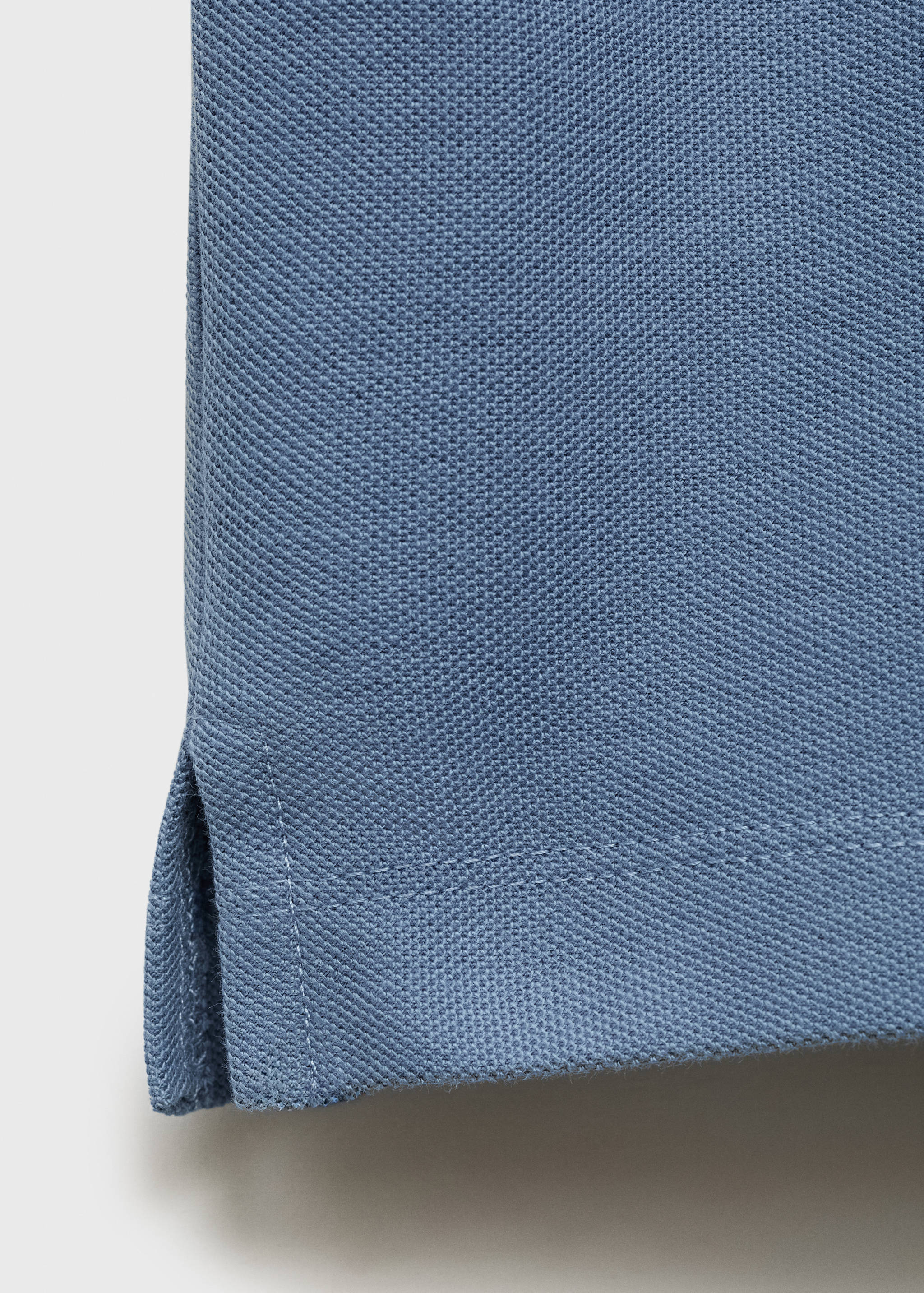 Regular-fit cotton piqué polo shirt - Details of the article 0