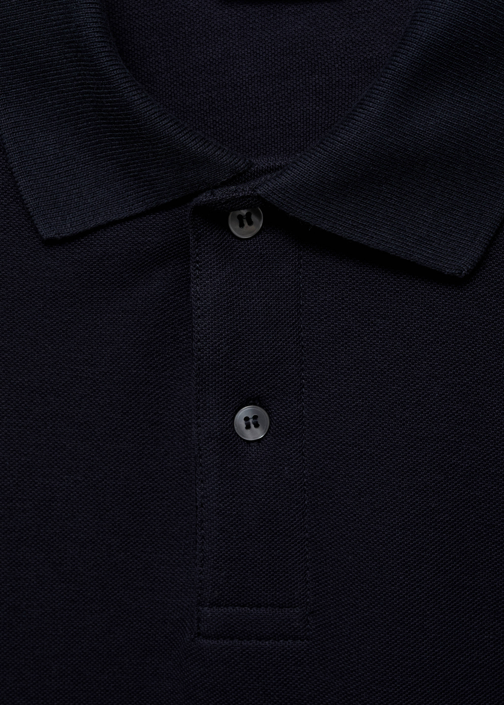 Regular-fit cotton piqué polo shirt - Details of the article 8