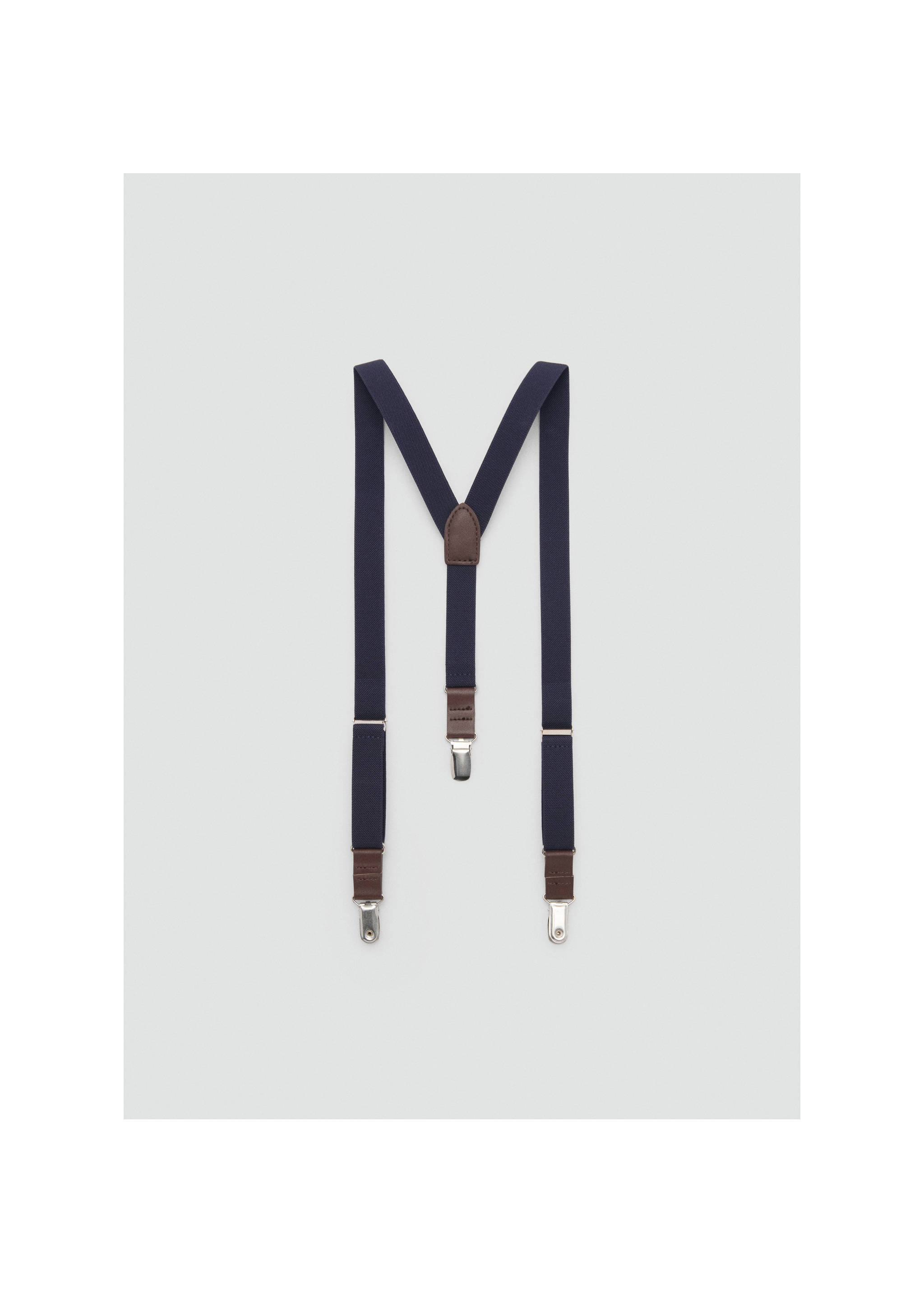 Adjustable elastic braces - Article without model, Dark Navy. Ref: 17051279-00.