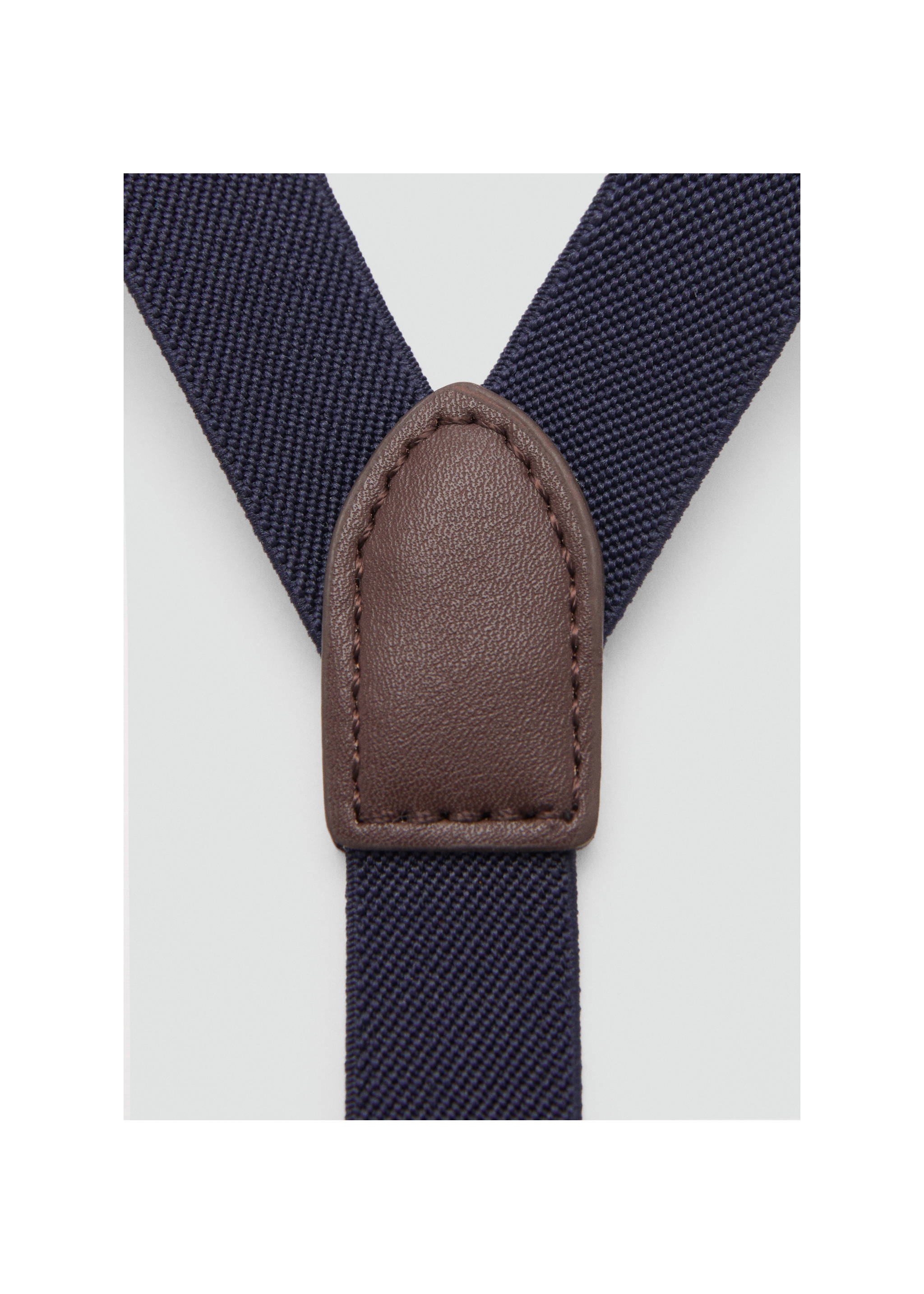 Adjustable elastic braces - Details of the article 1, Dark Navy. Ref: 17051279-00.