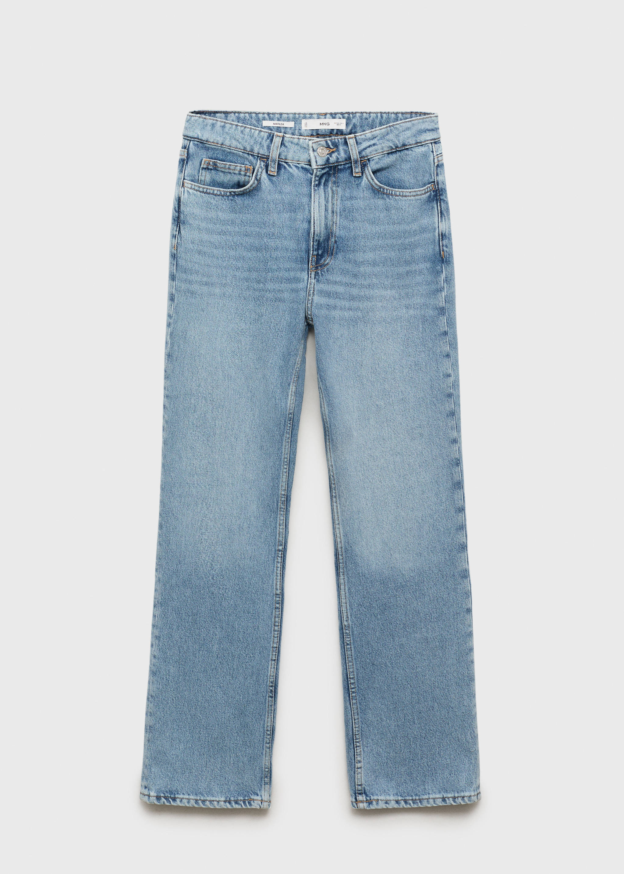 Gerade Jeans Matilda mit mittlerer Bundhöhe - Artikel ohne Model