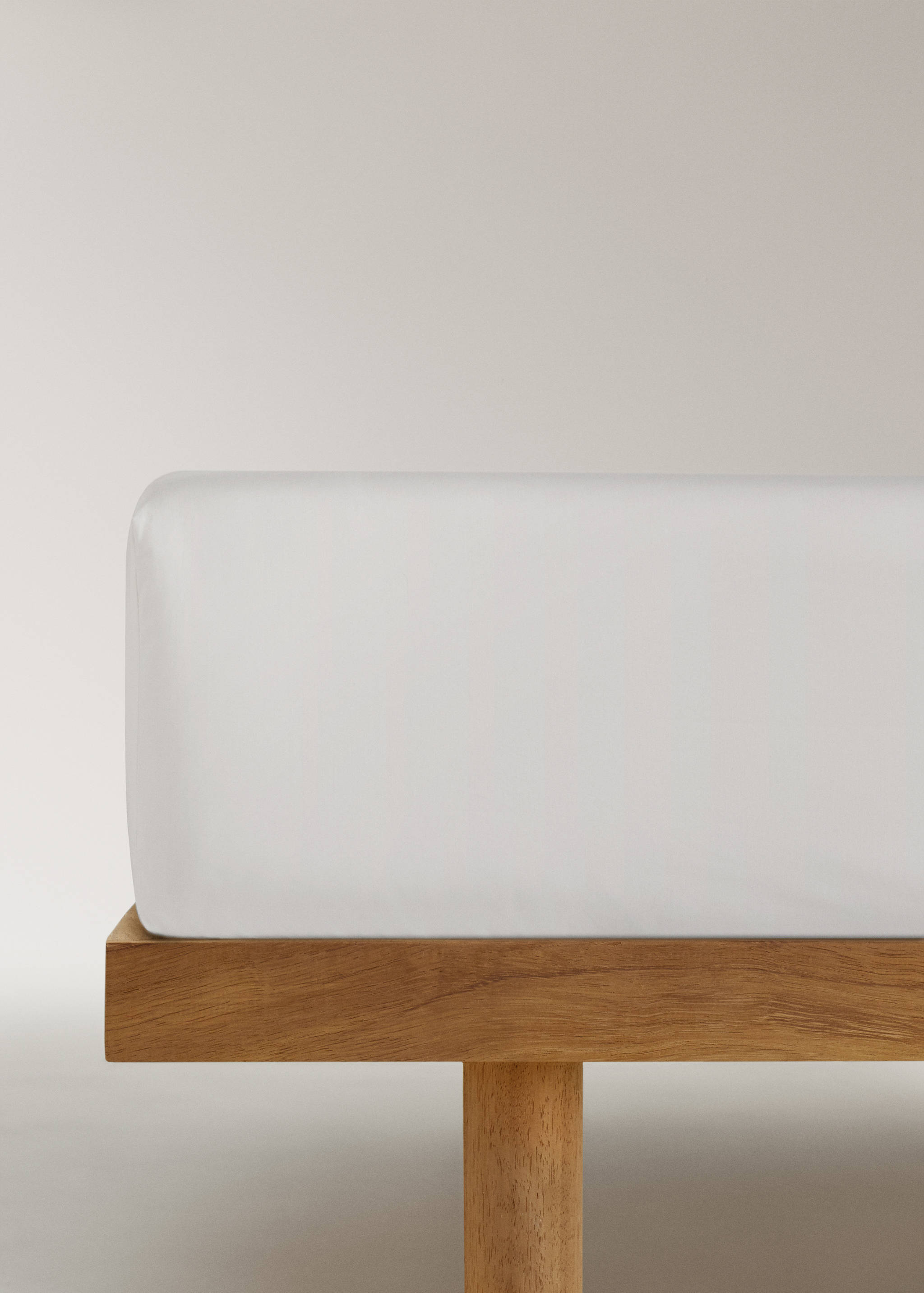 Percale cotton fitted sheet for 150/160 cm bed - Article without model