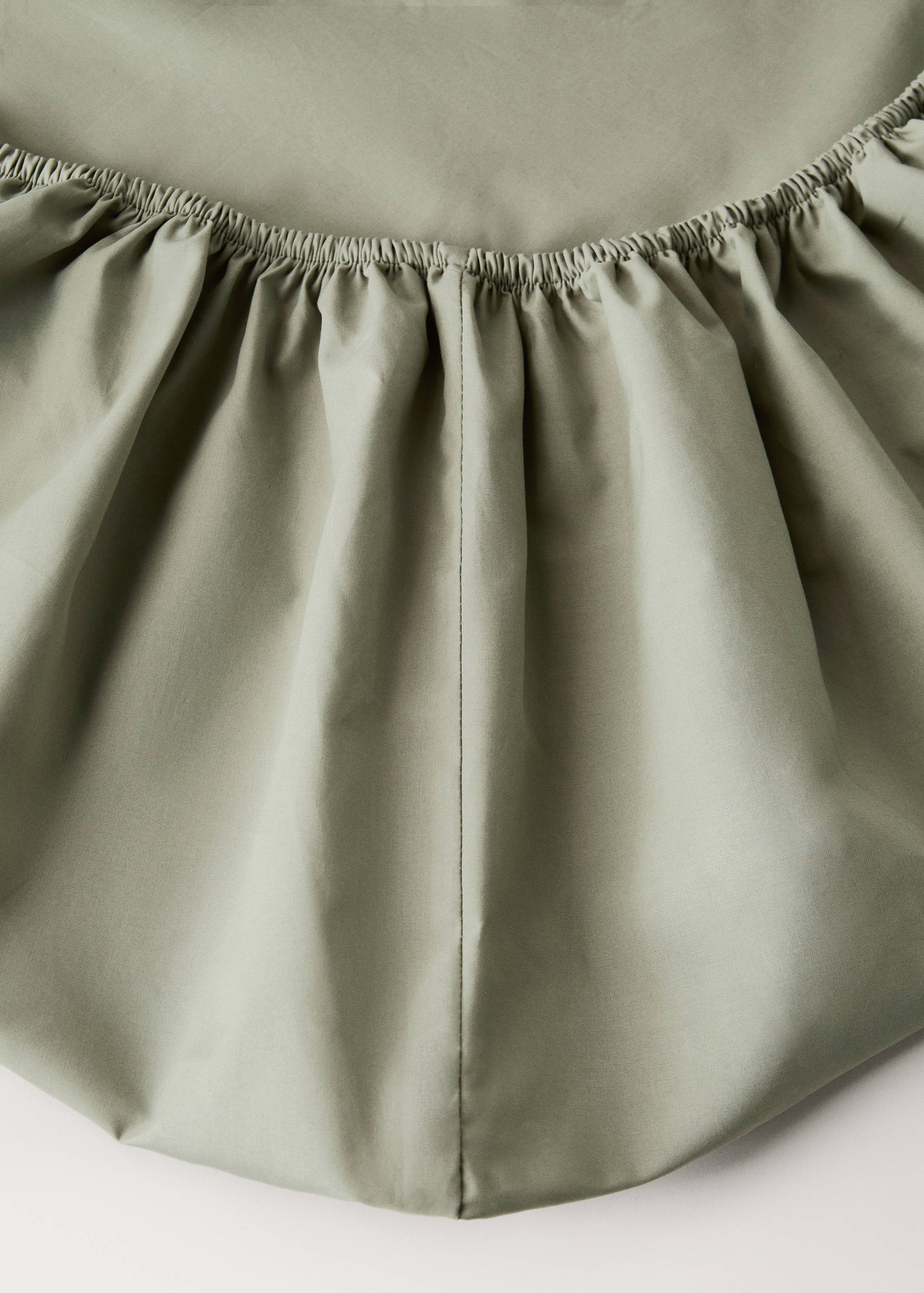 Percale cotton fitted sheet for 150/160 cm bed - Details of the article 1