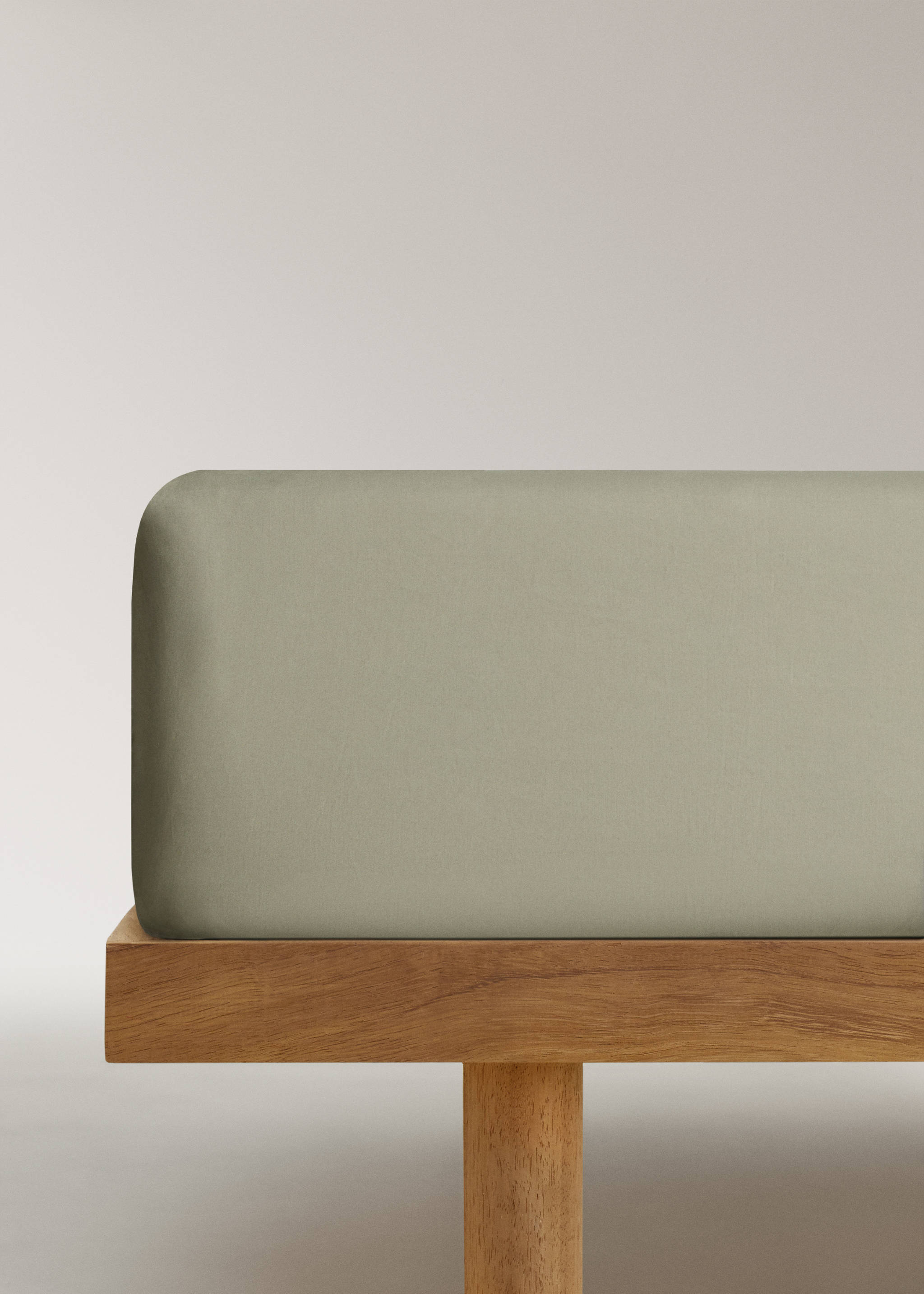 Percale cotton fitted sheet for 150/160 cm bed - Article without model