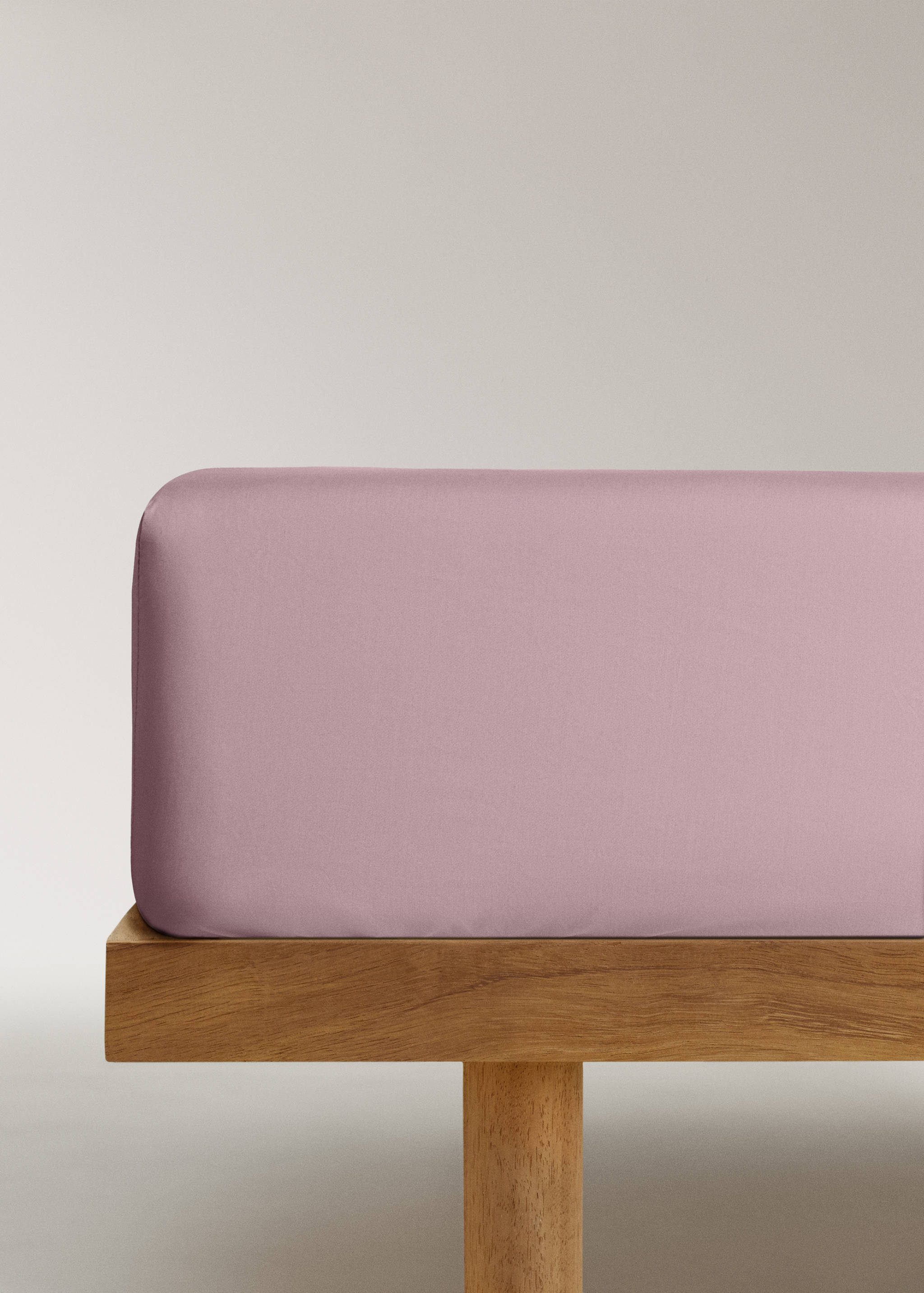 Percale cotton fitted sheet for 150/160 cm bed - Article without model