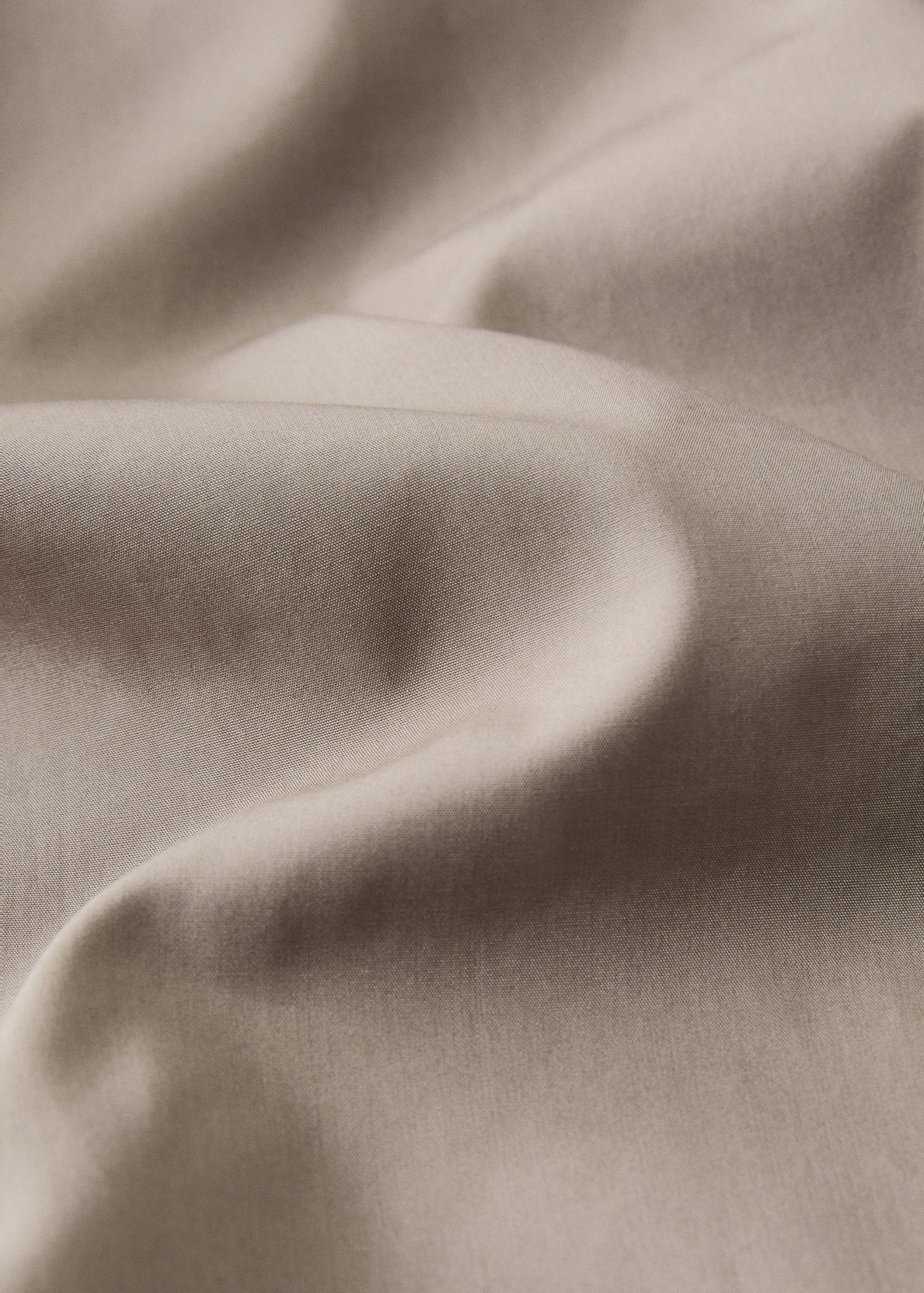 300-thread count percale cotton fitted sheet for 90 cm bed - Details of the article 2