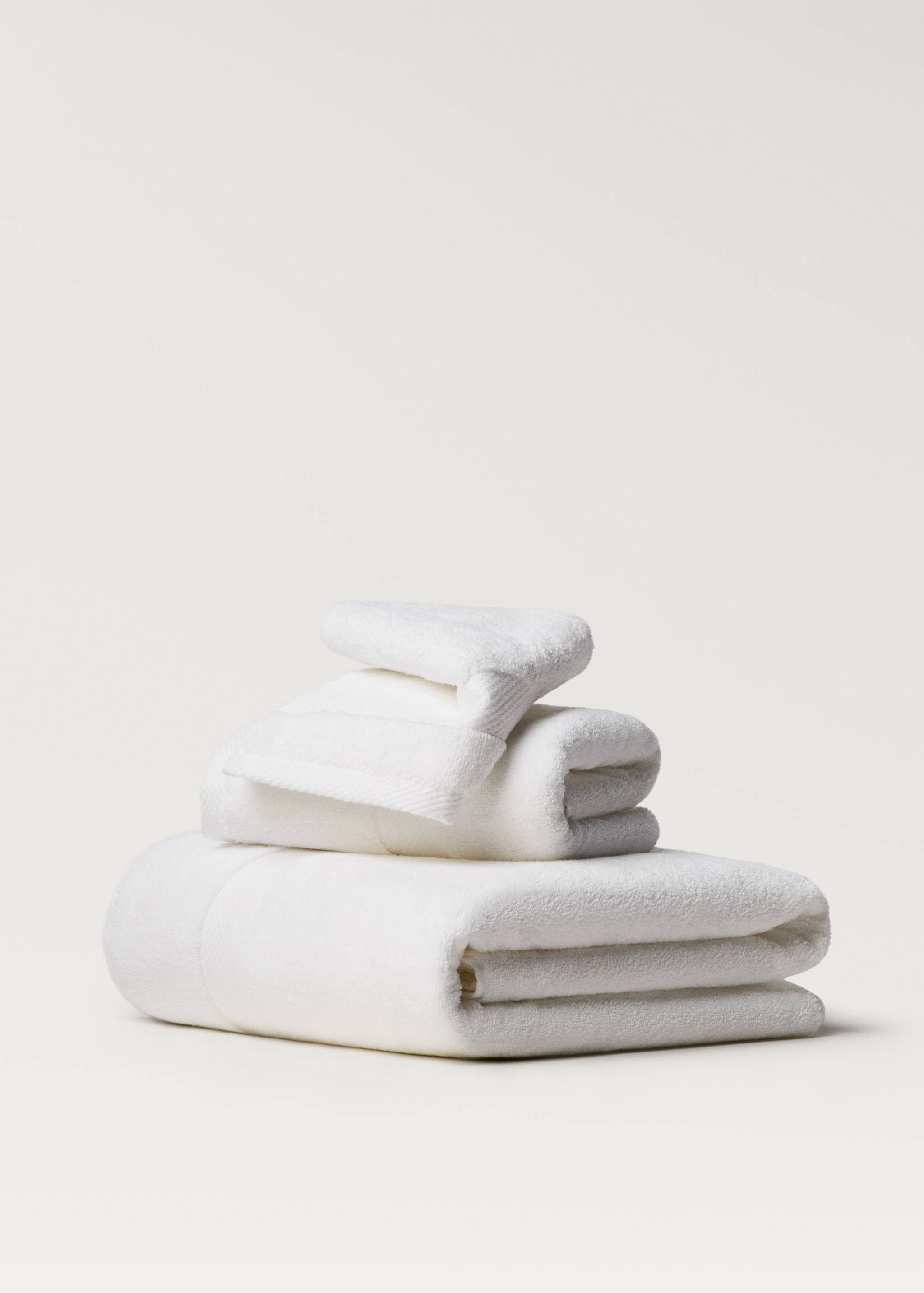 Extra-soft cotton face towel - Article without model
