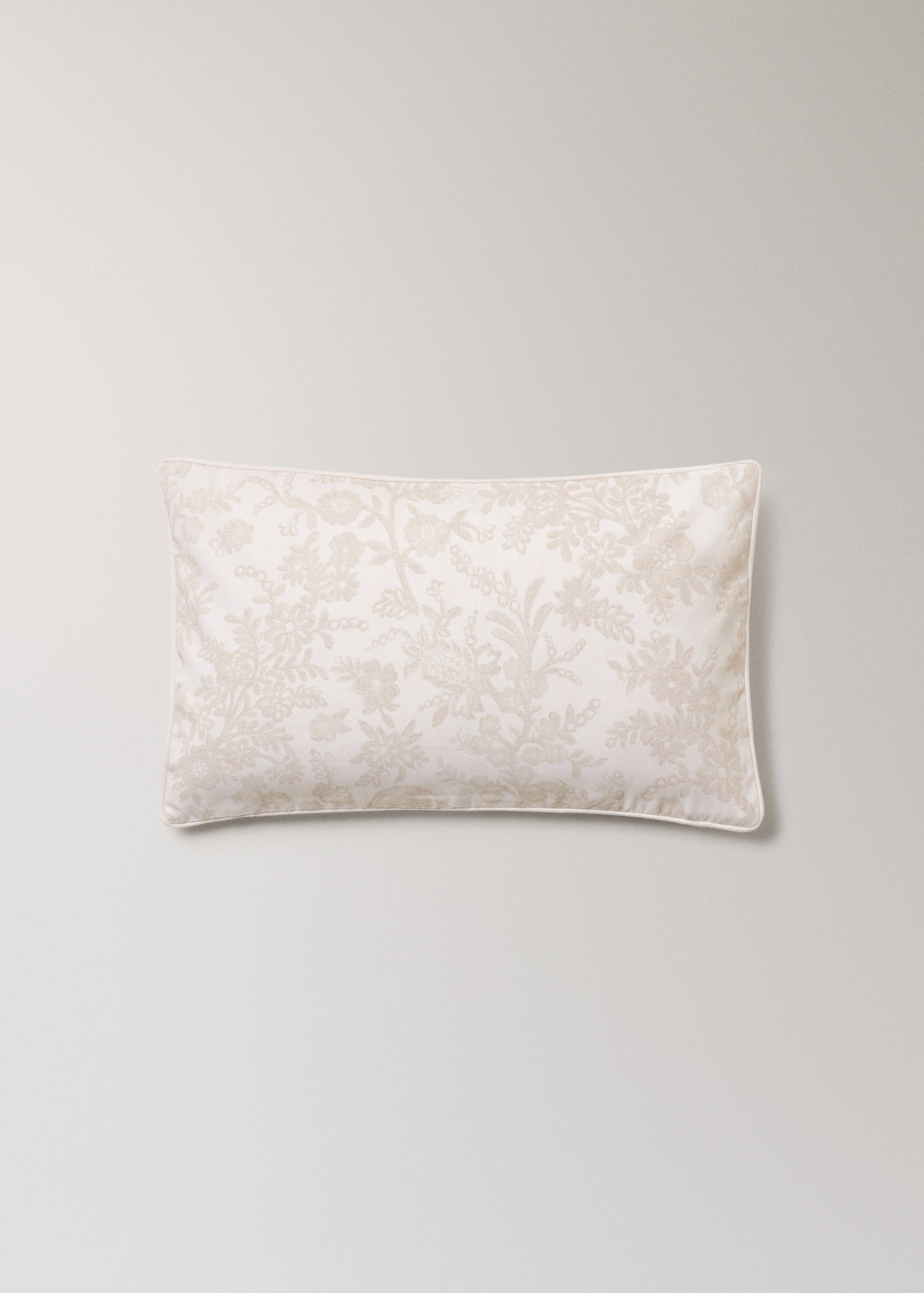 Povlak na polštář 100% bavlna s květinovým vzorem 30x50cm - Zboží bez modelu