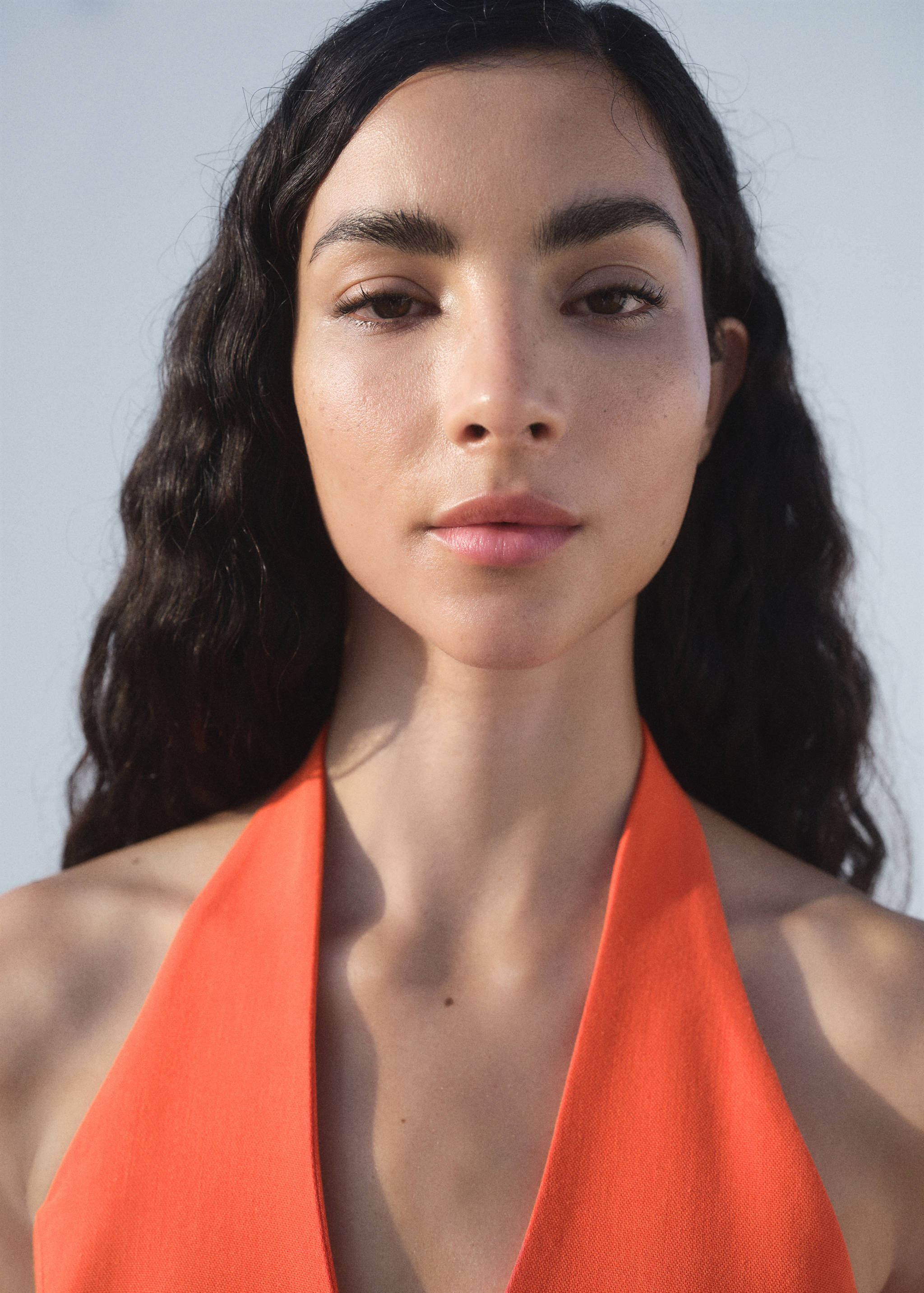 Halter-neck peplum waistcoat - Details of the article 1