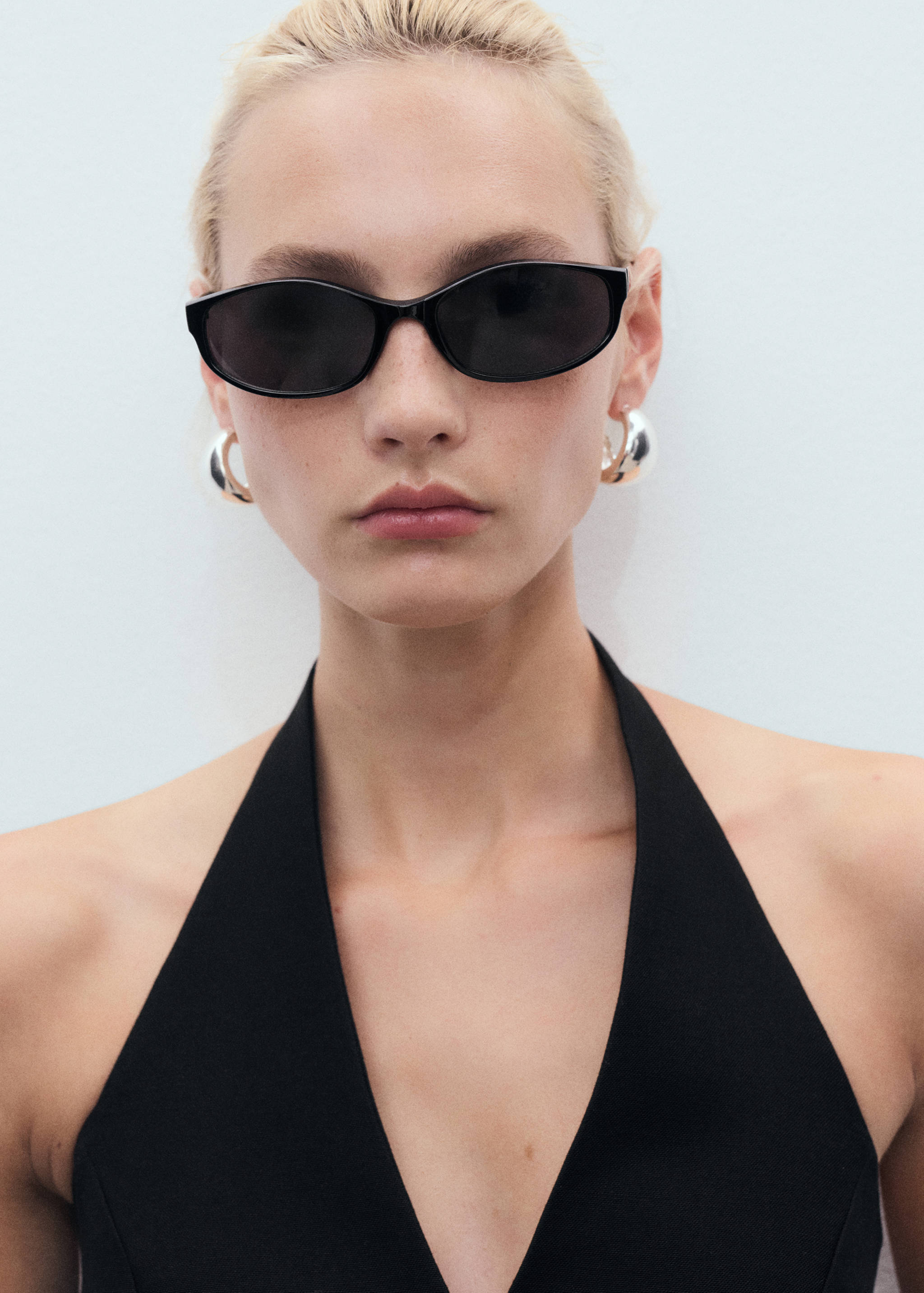 Gilet péplum avec col à emmanchures américaines - Détail de l'article 1