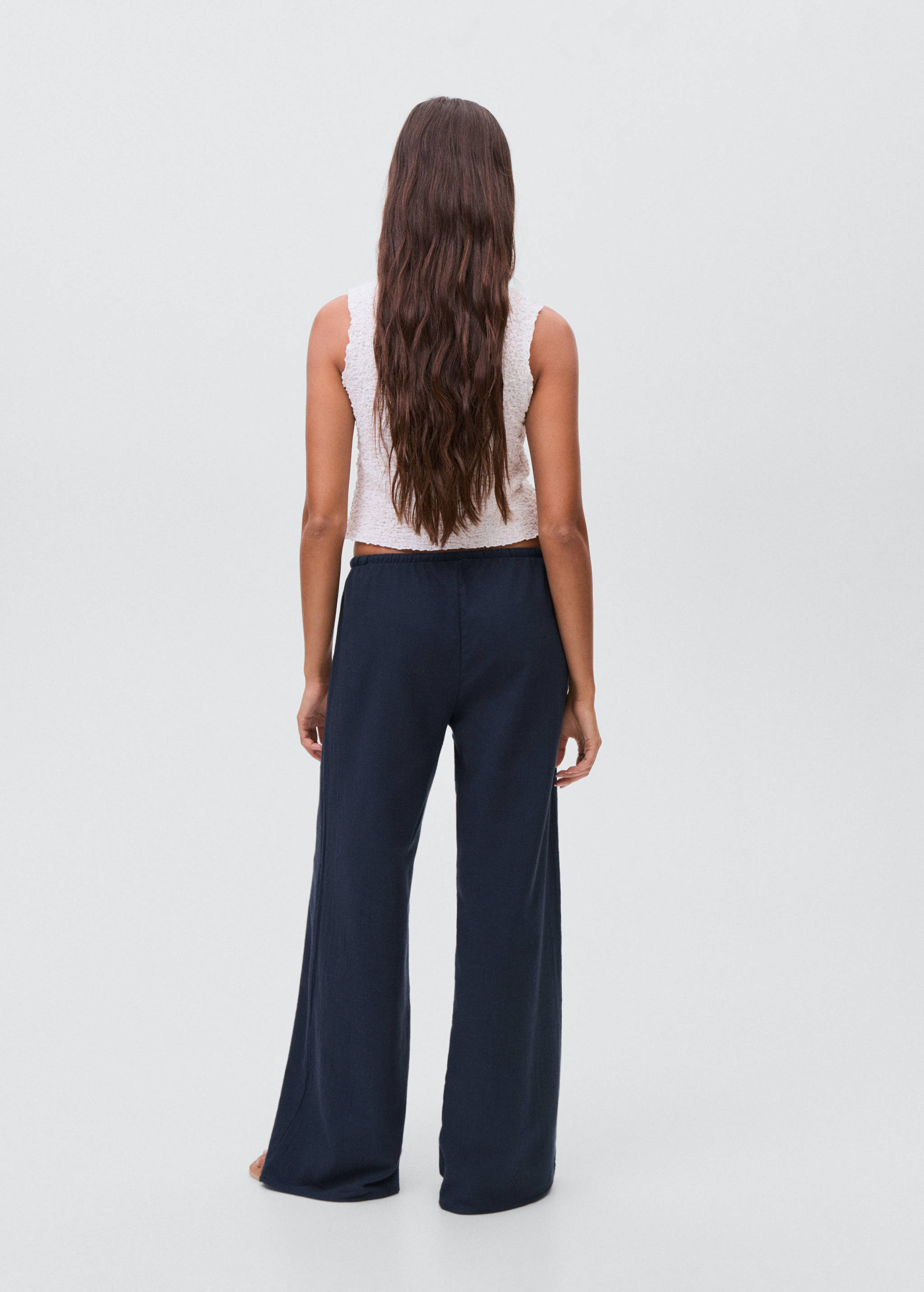 Organic cotton trousers - Reverse of the article