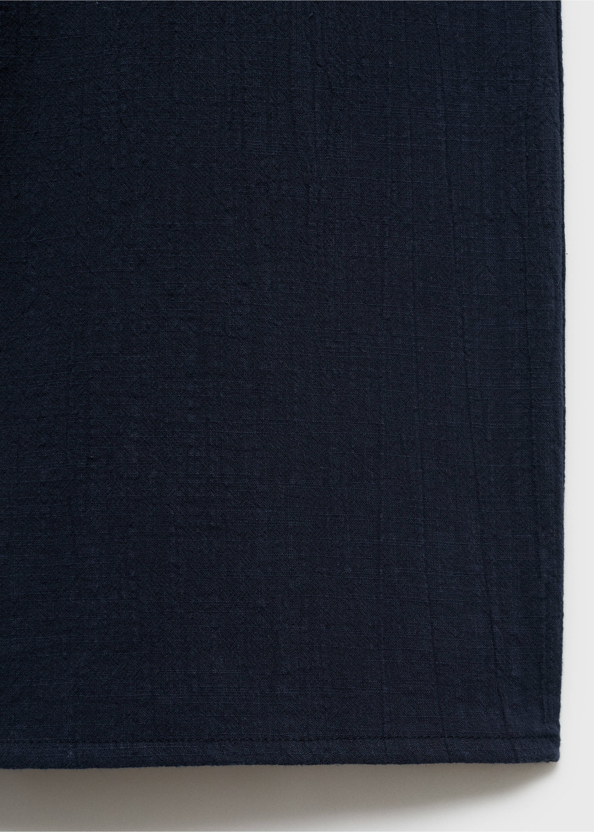 Organic cotton trousers - Details of the article 8, Navy. Ref: 17052040-00.