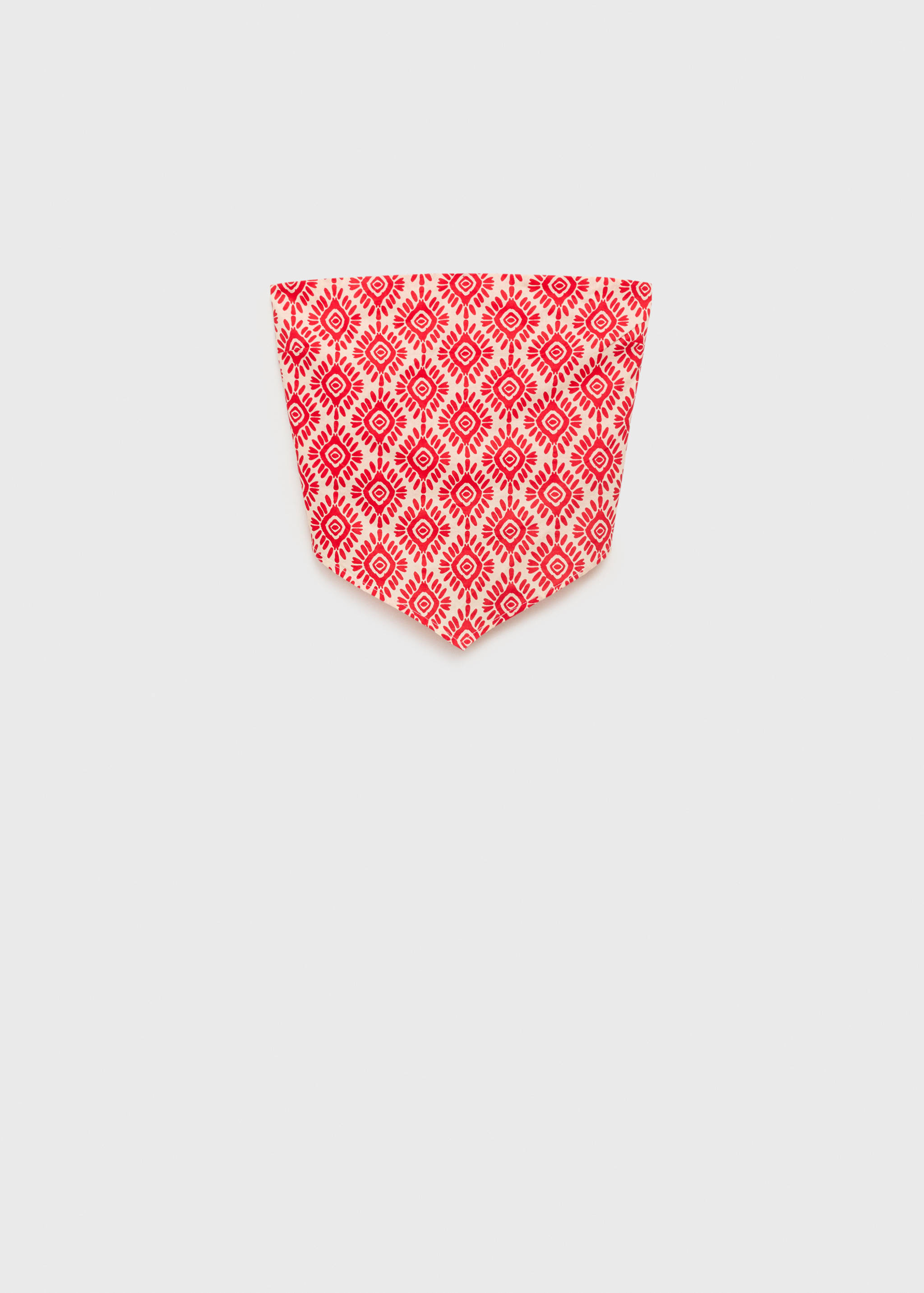 Top pico estampado - Artículo sin modelo