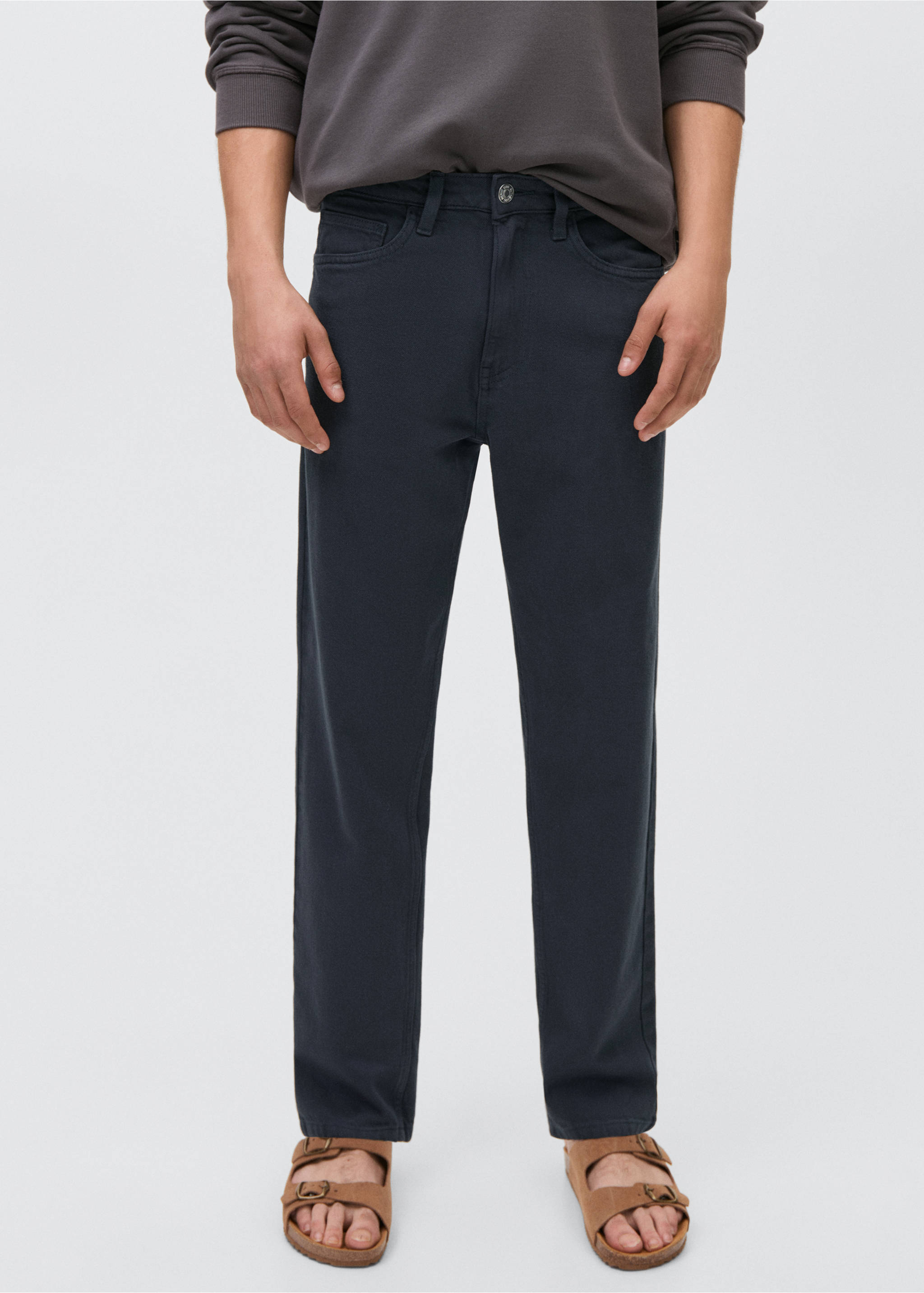 Regular-fit jeans - Medium plane, Navy. Ref: 17052534-00.