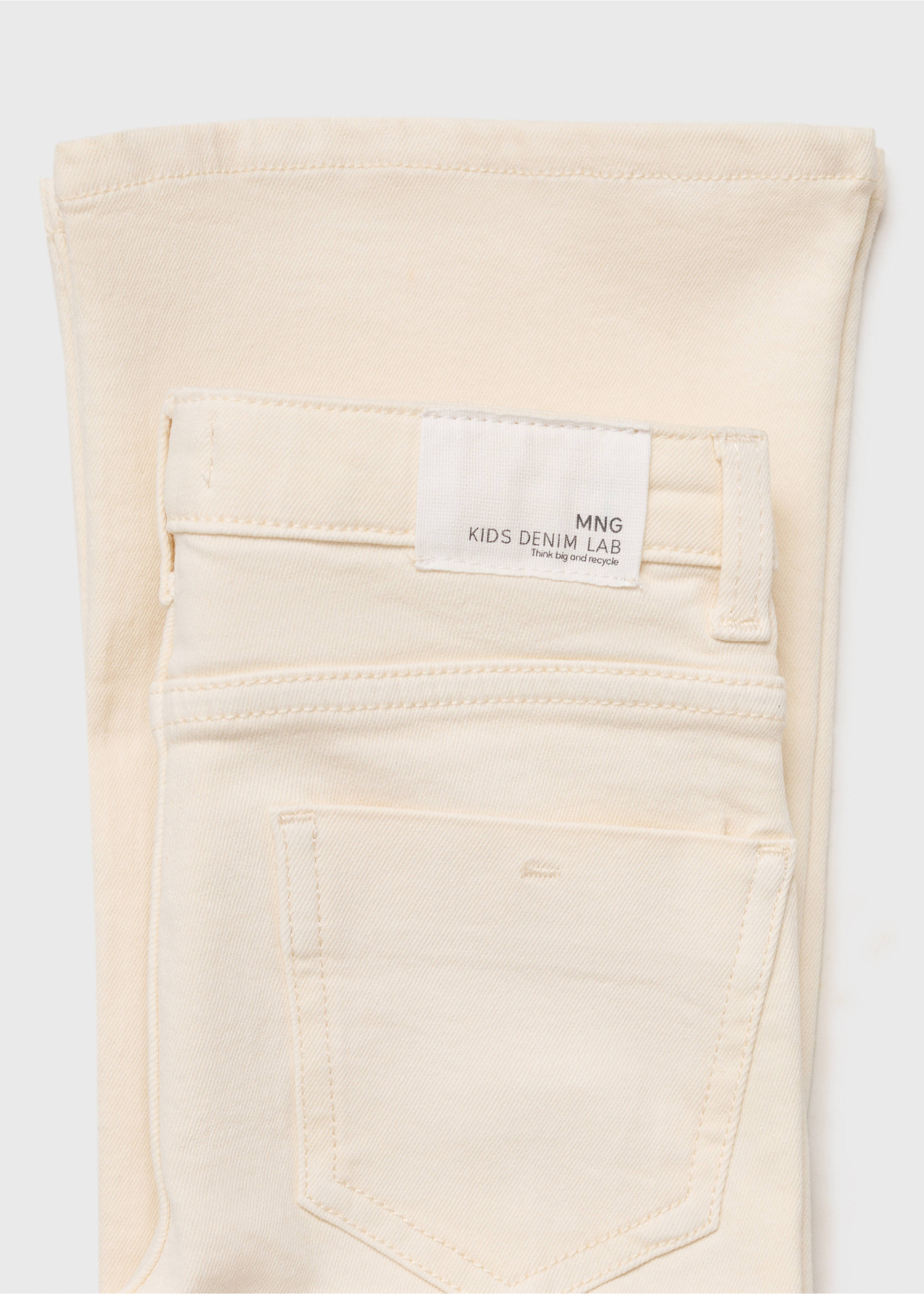 Jeans flare bolsillos - Detalle del artículo 0, Crudo. Ref: 17052535-00.