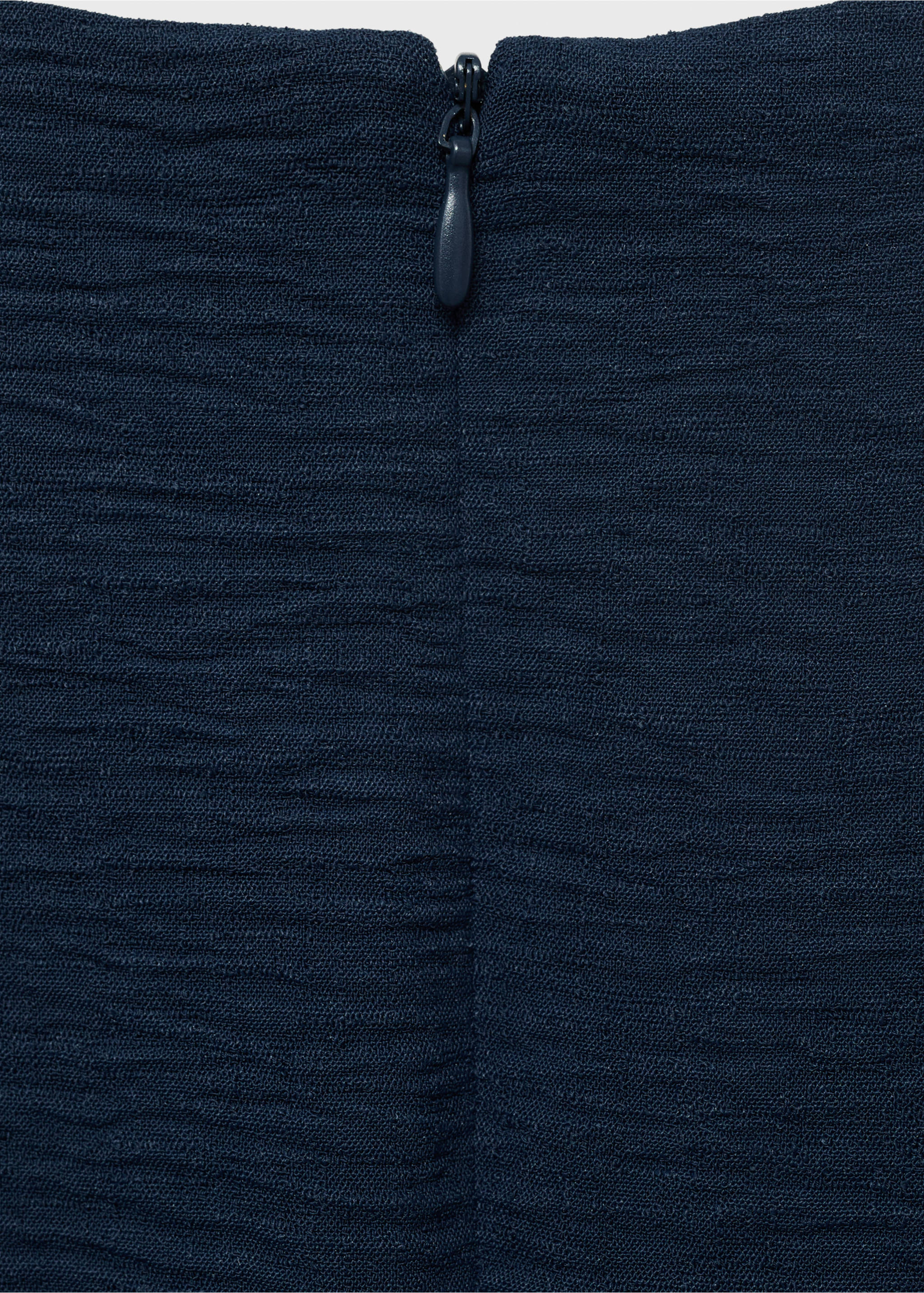 Fitted peplum blouse - Details of the article 0, Navy. Ref: 17052536-00.