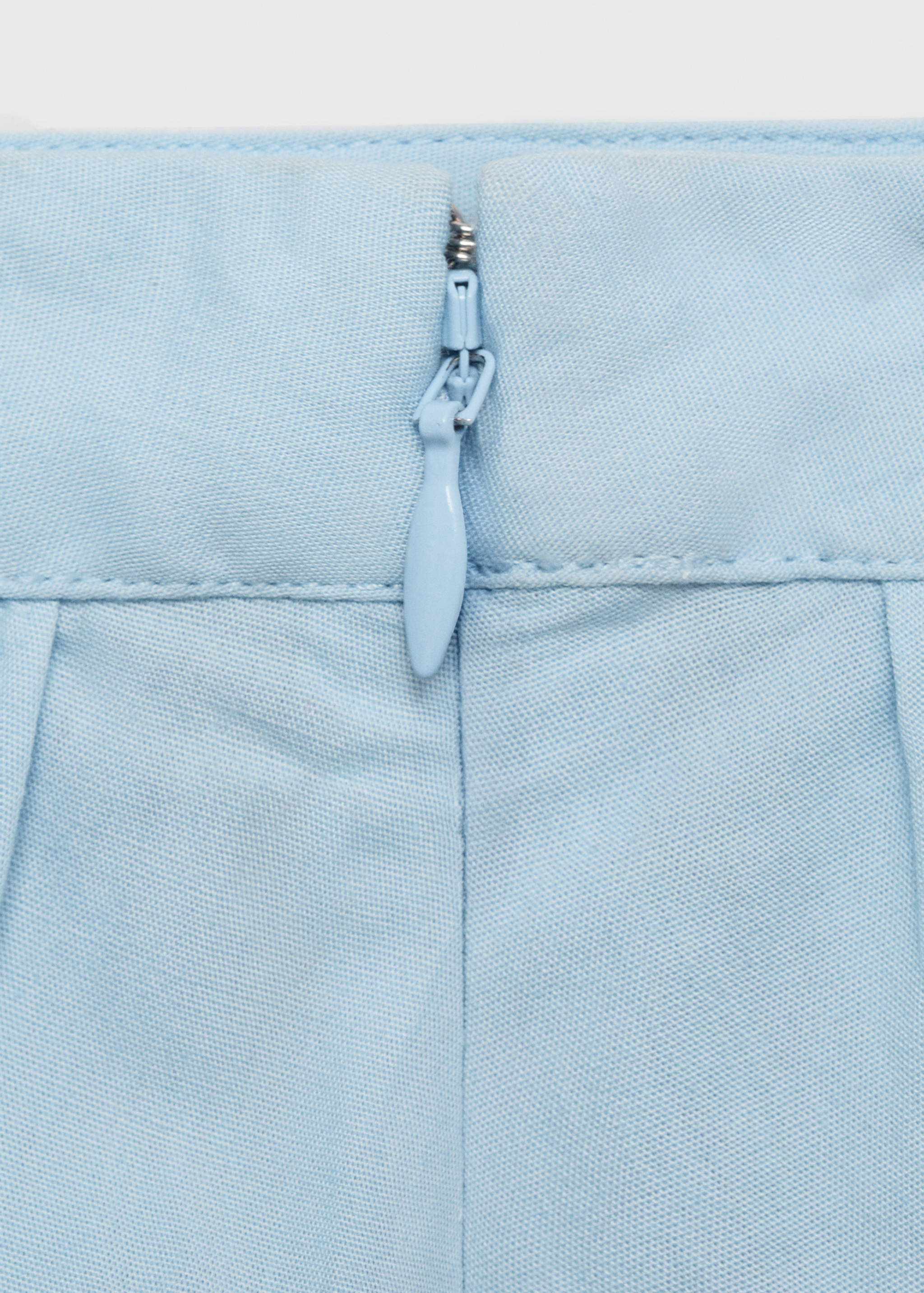 Embroidered skirt with scalloped hem - Details of the article 0