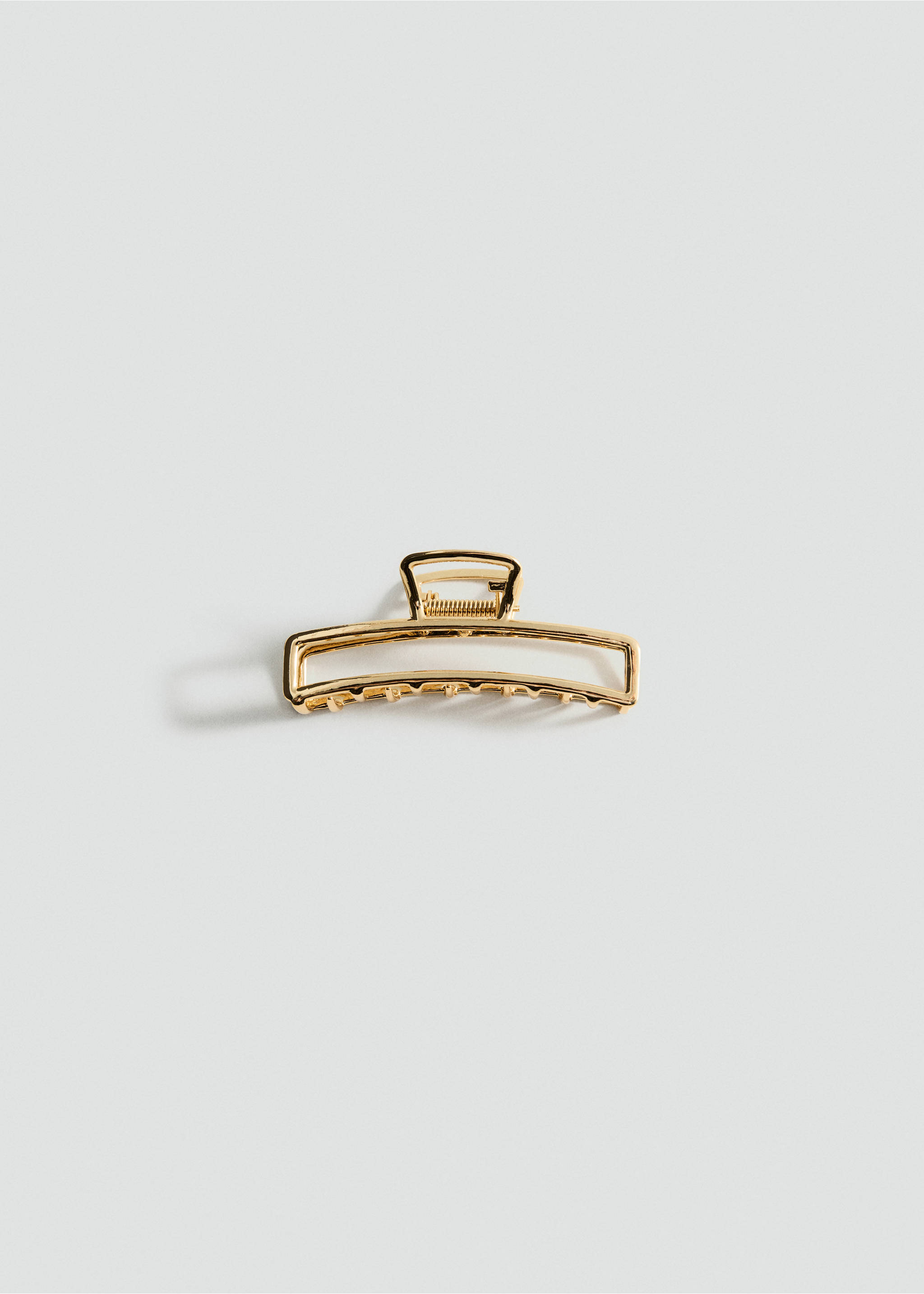 Metal hair clip - Article without model, Gold. Ref: 17052545-00.