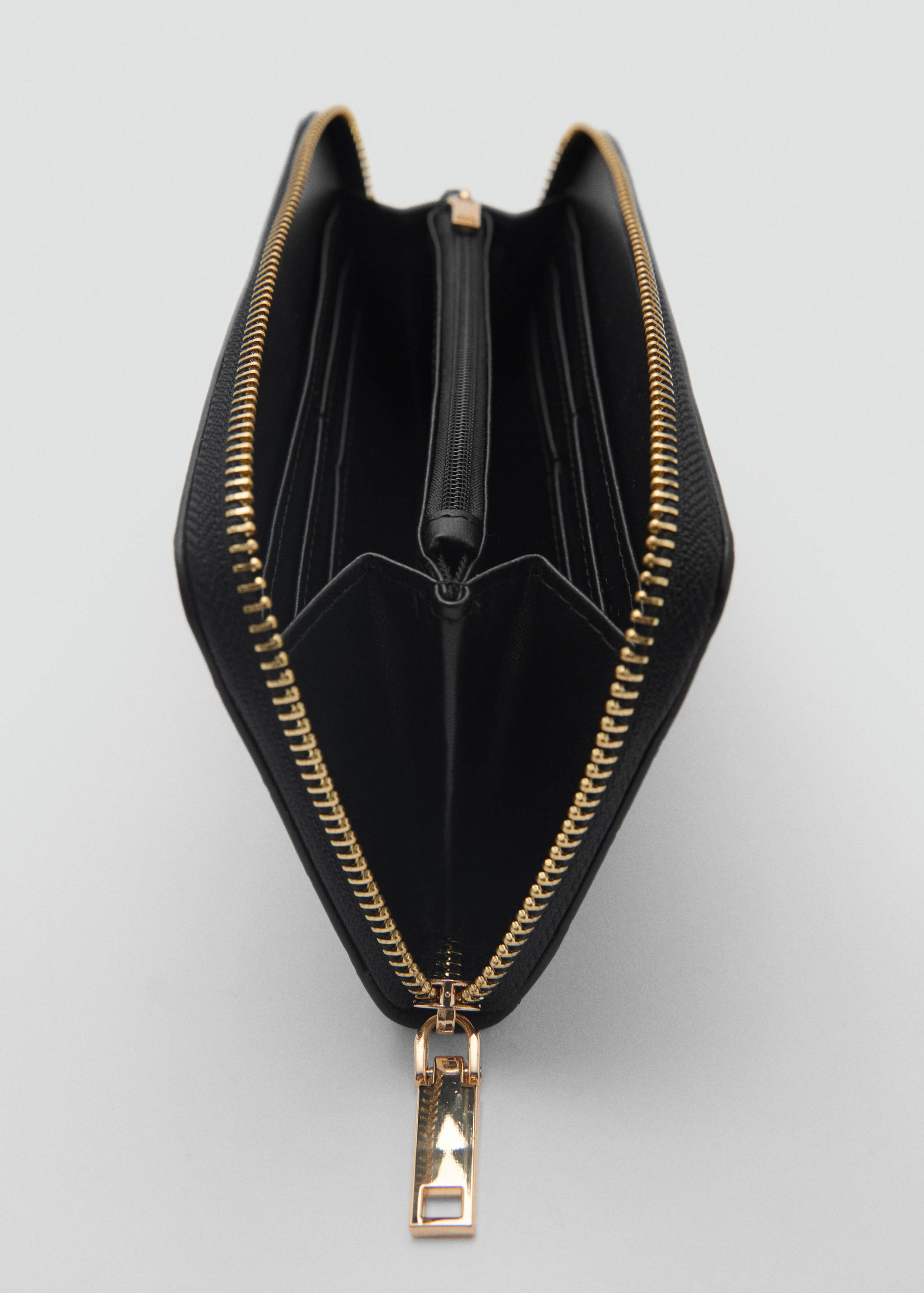 Peněženka velké velikosti s efektem kroko - Detail zboží 1