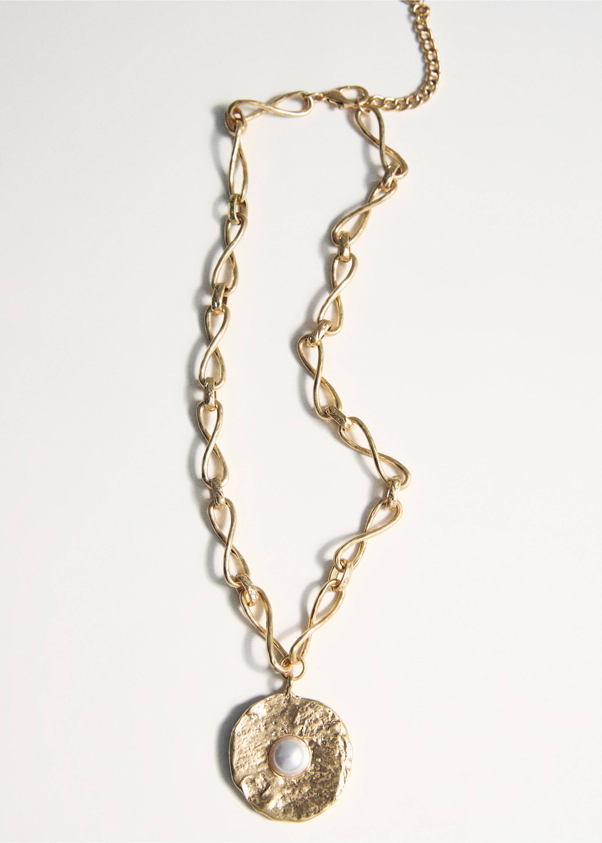 Collar colgante circular combinado - Detalle del artículo 5, Oro. Ref: 17052547-00.