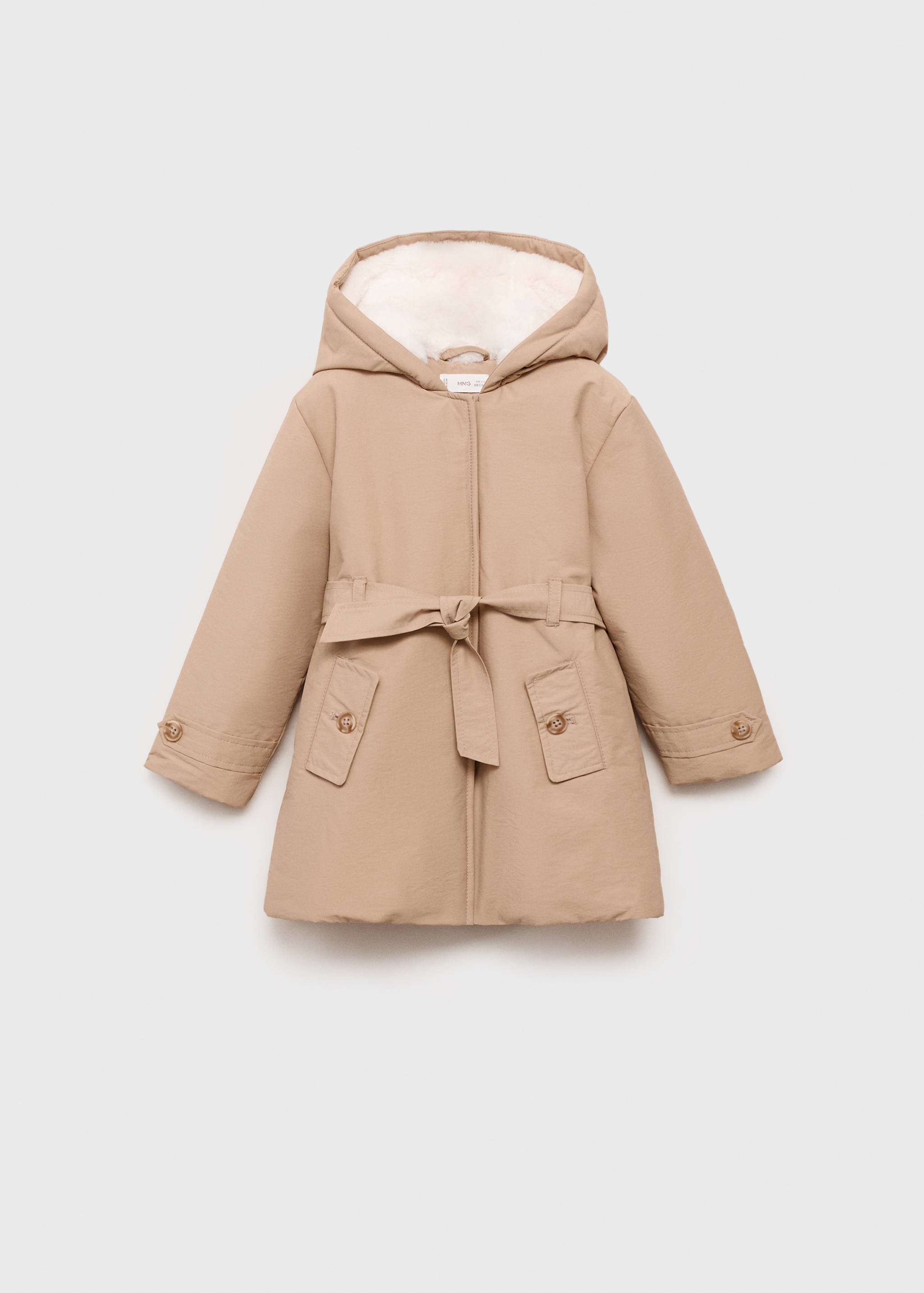 Trenchcoat mit Fell-Innenseite - Artikel ohne Model