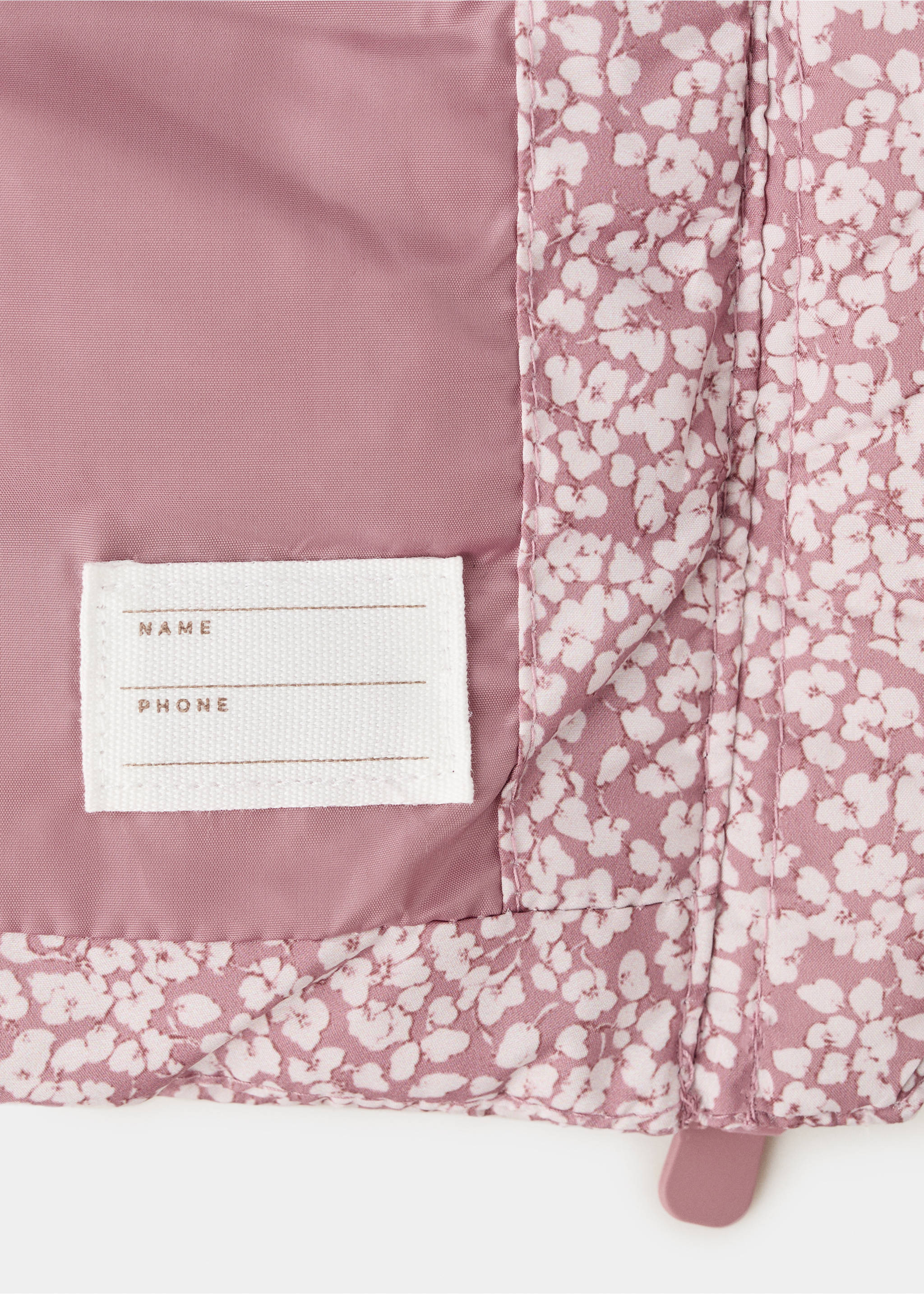 Anorak à capuche motif floral - Détail de l'article 0, Rose. Ref: 17052896-00.