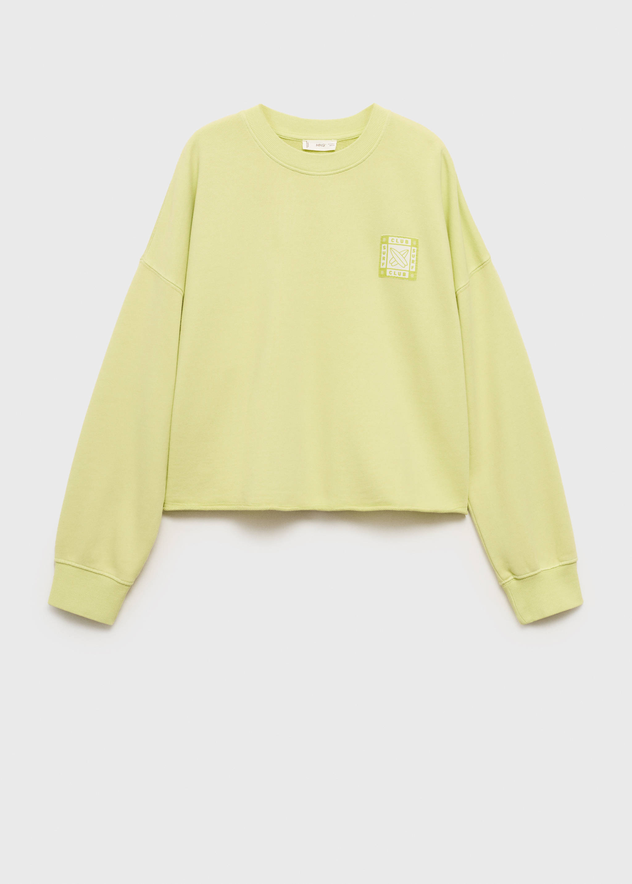 Oversized printed sweatshirt - Article without model